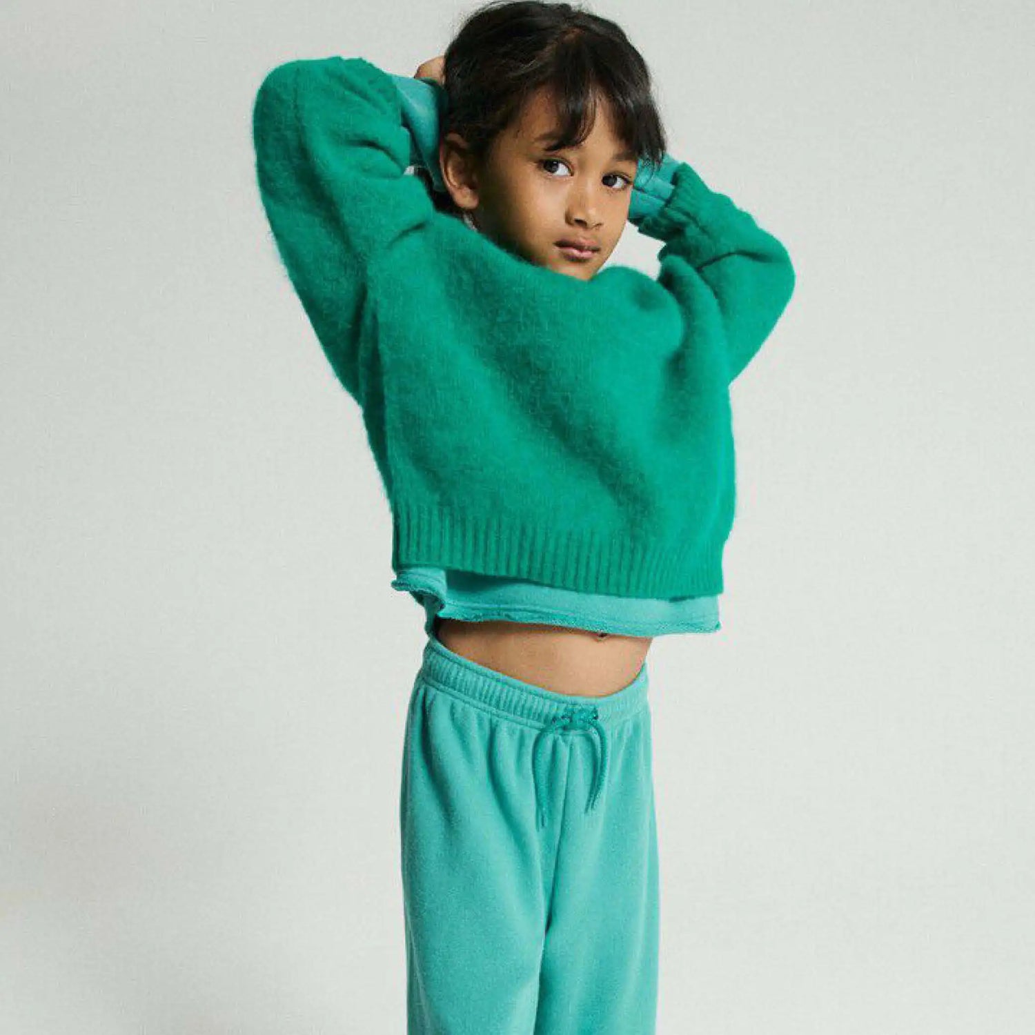 Pullover Vitow in menthol melange