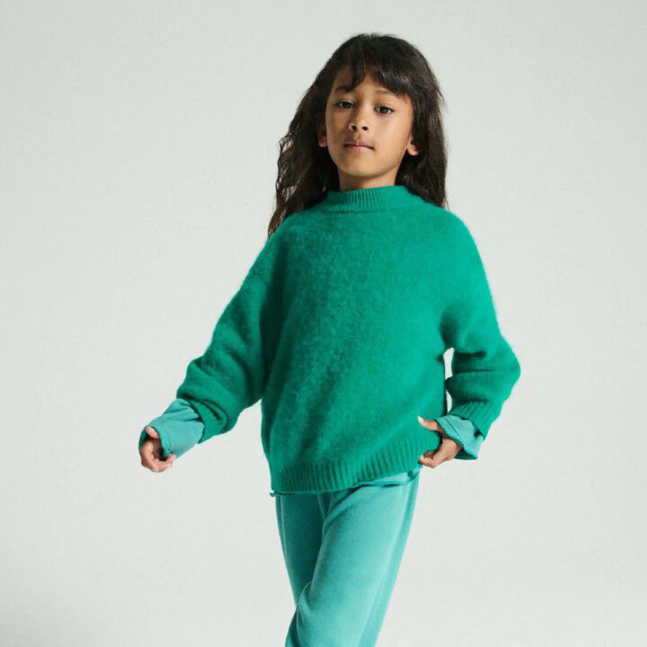 Pullover Vitow in menthol melange