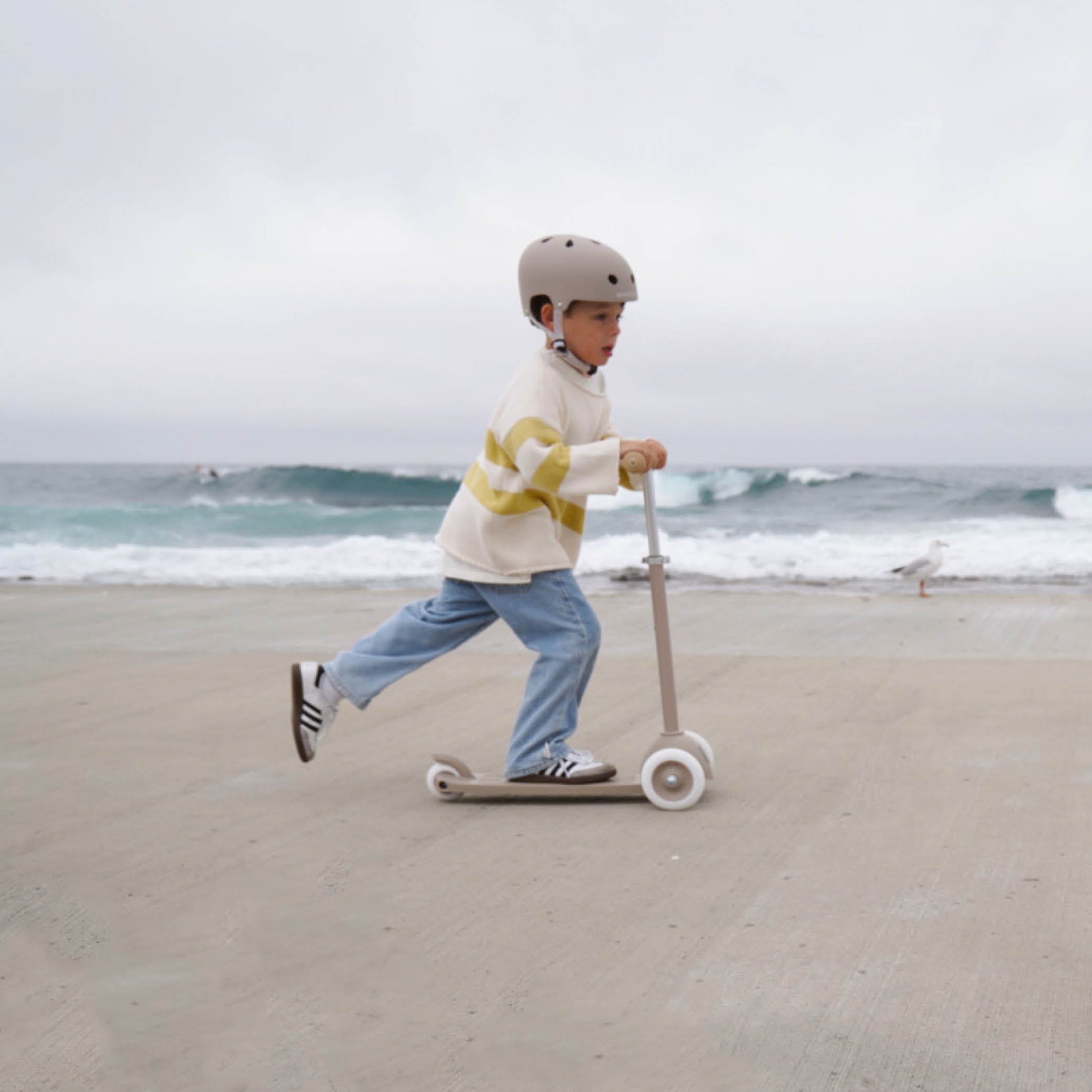 Eco Scooter in sand