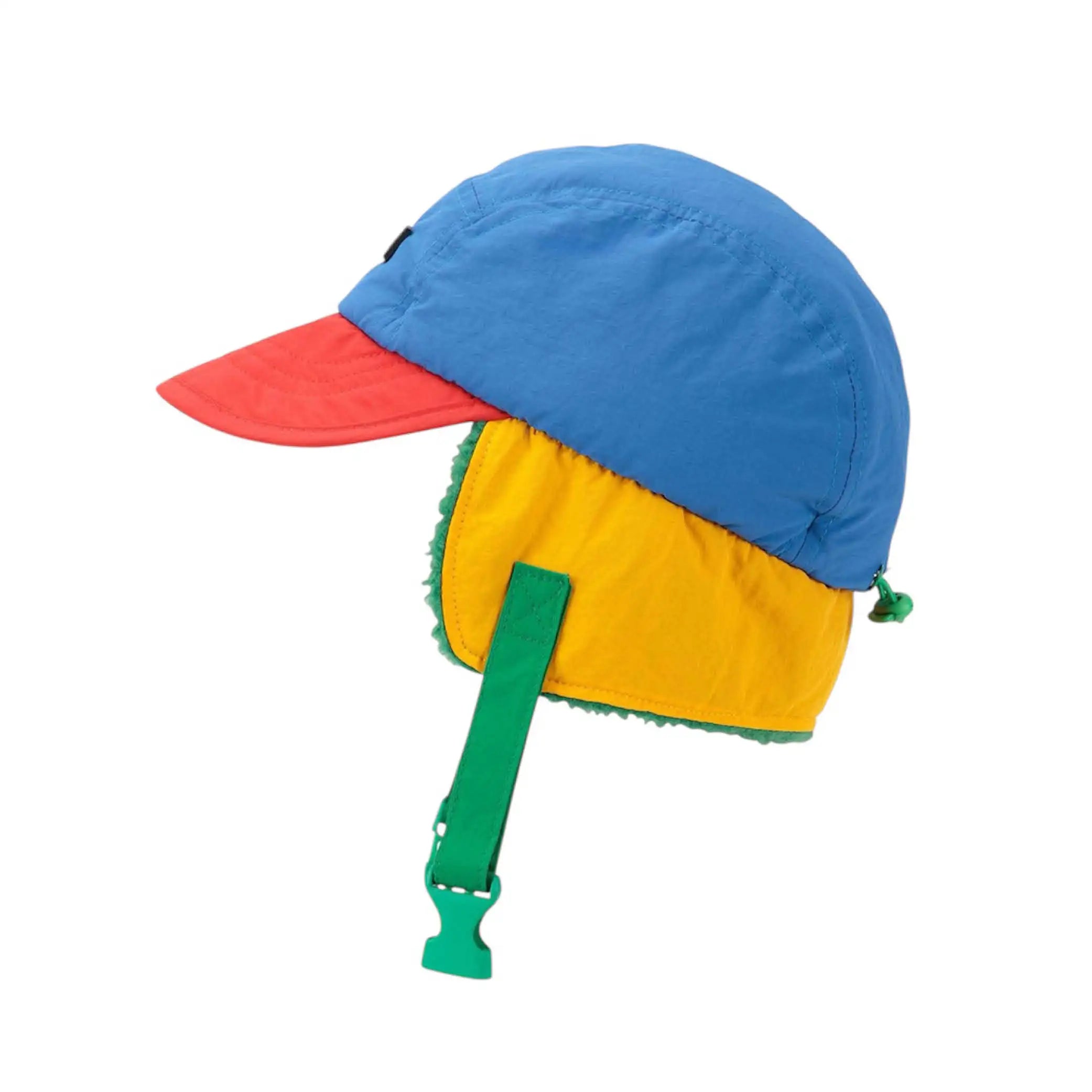 Gefütterte Chapka Blue Colour Block