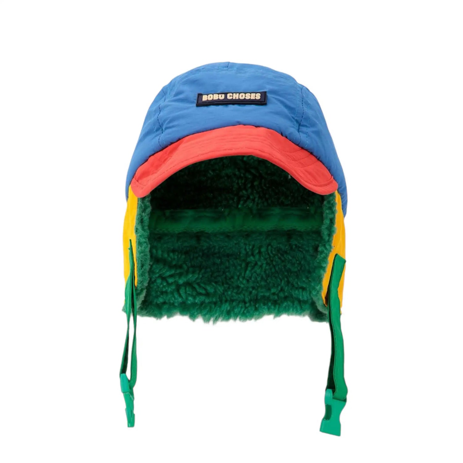Padded Chapka Blue Colour Block