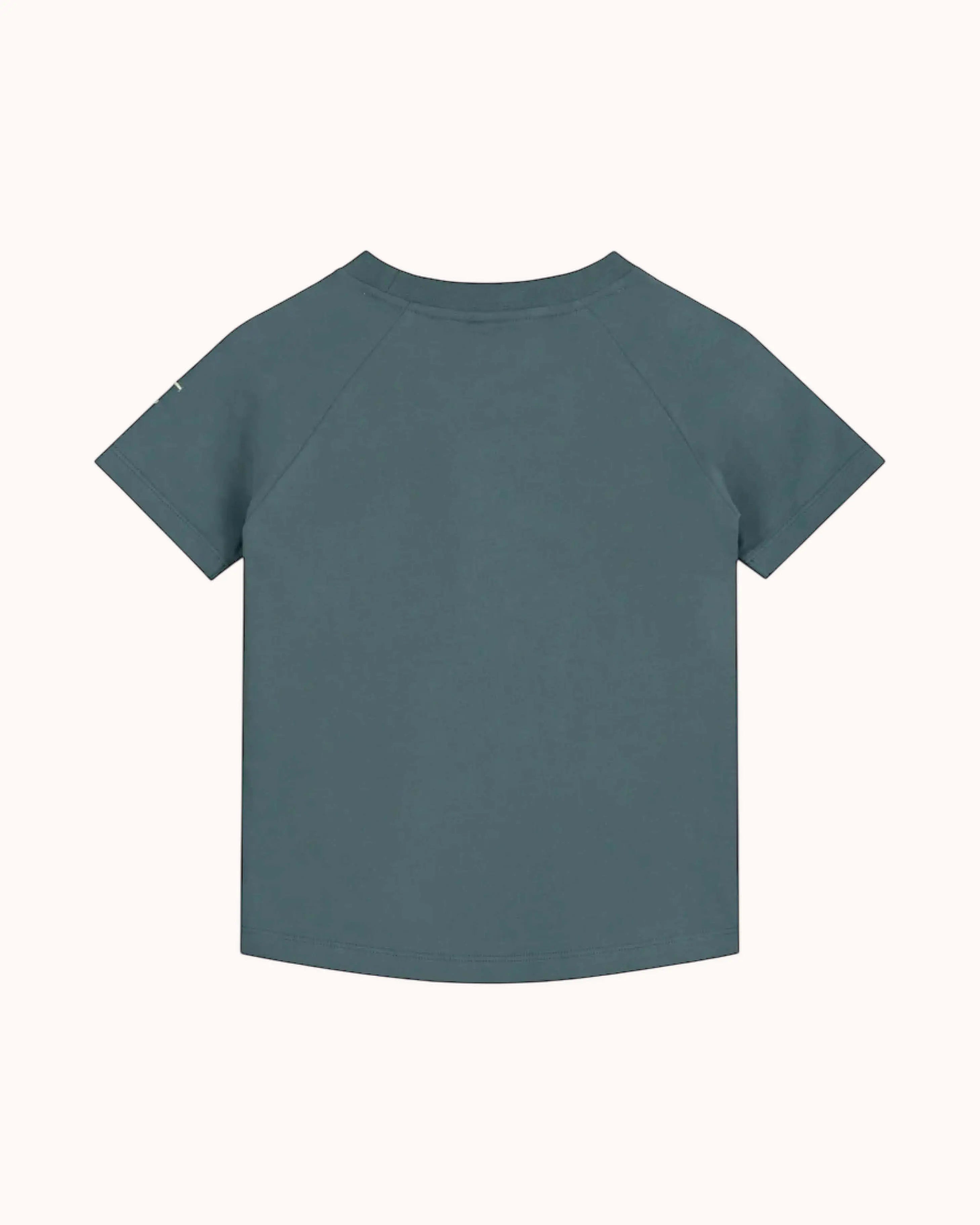 Kurzärmliges T-Shirt in blue grey