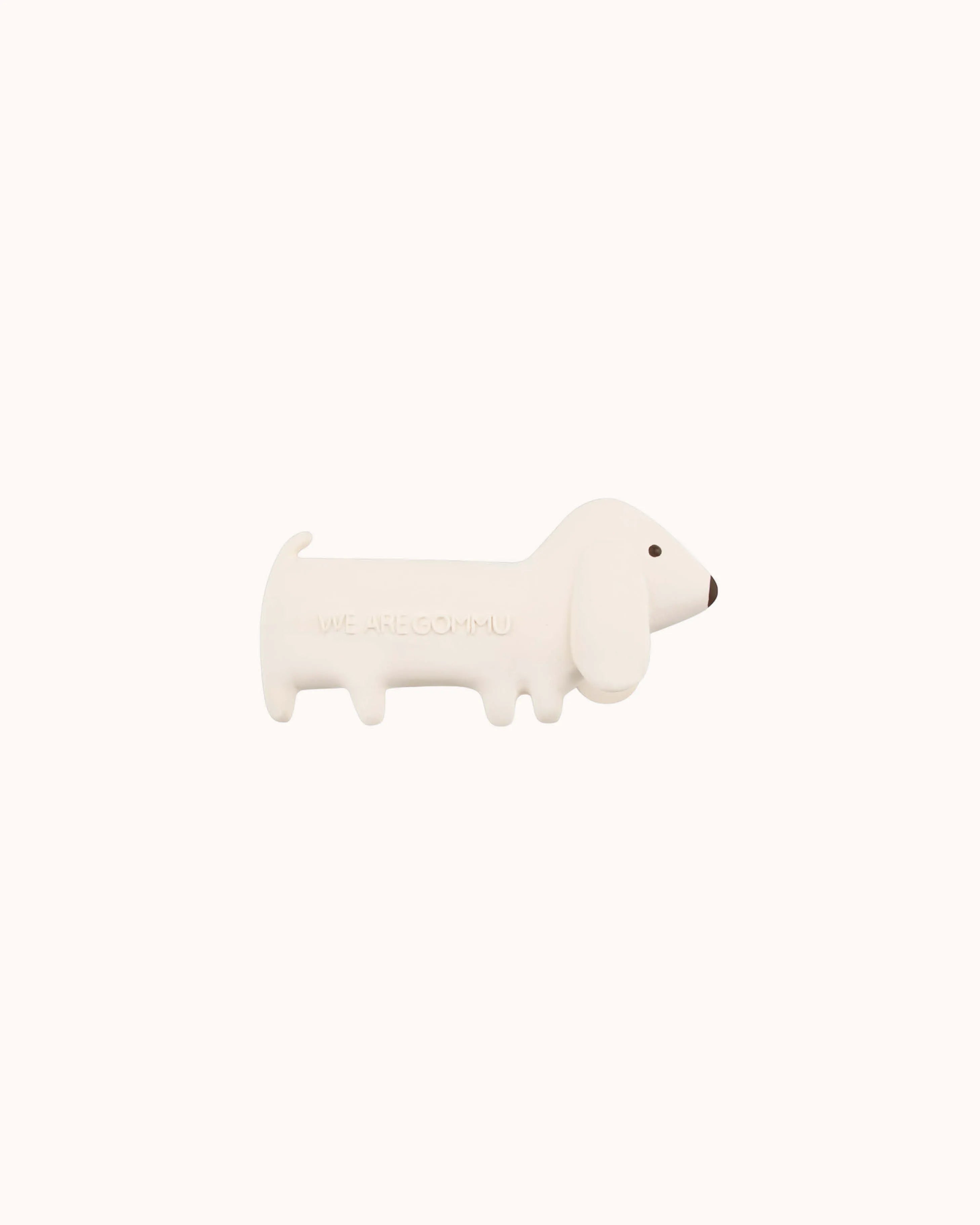 Gommu Dackel in cream