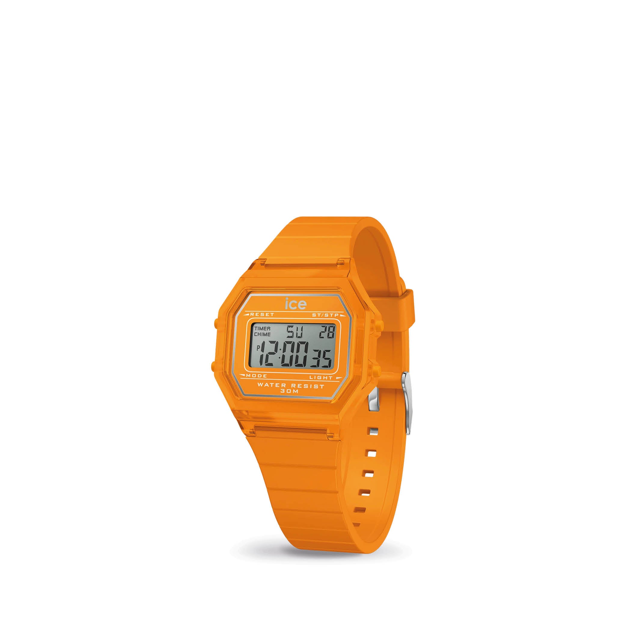 Ice Digit Retro in neon orange