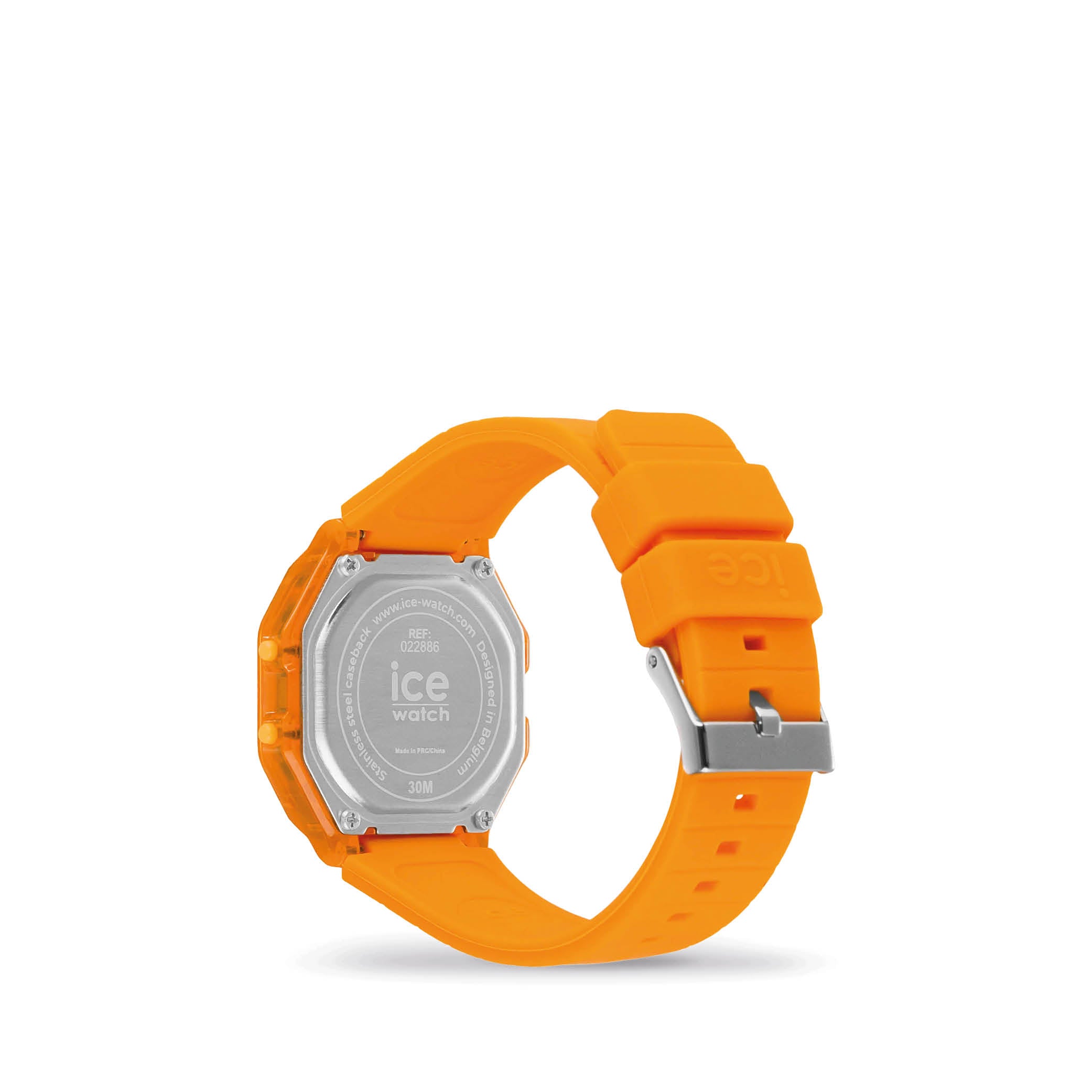 Ice Digit Retro in neon orange