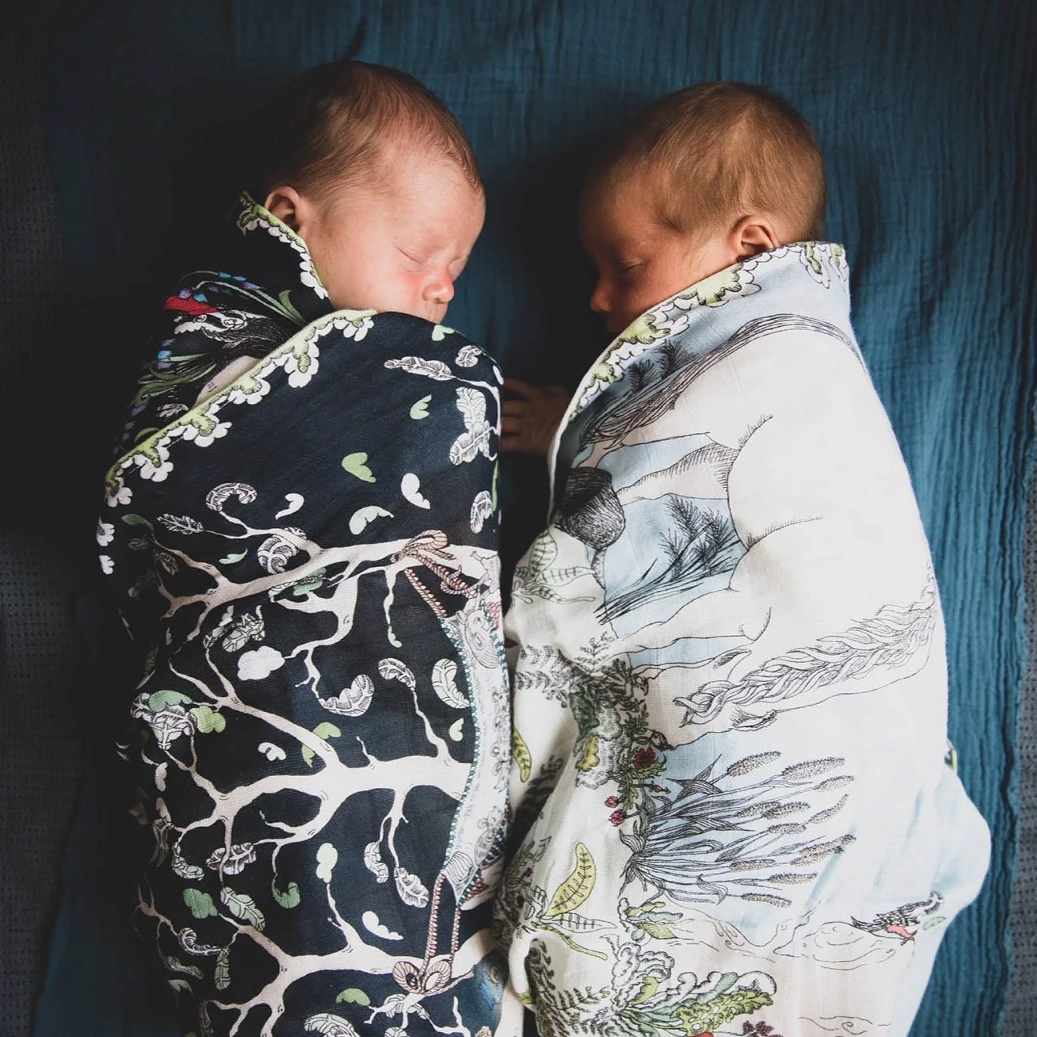 Reversible Baby Muslin Enchanted Forest