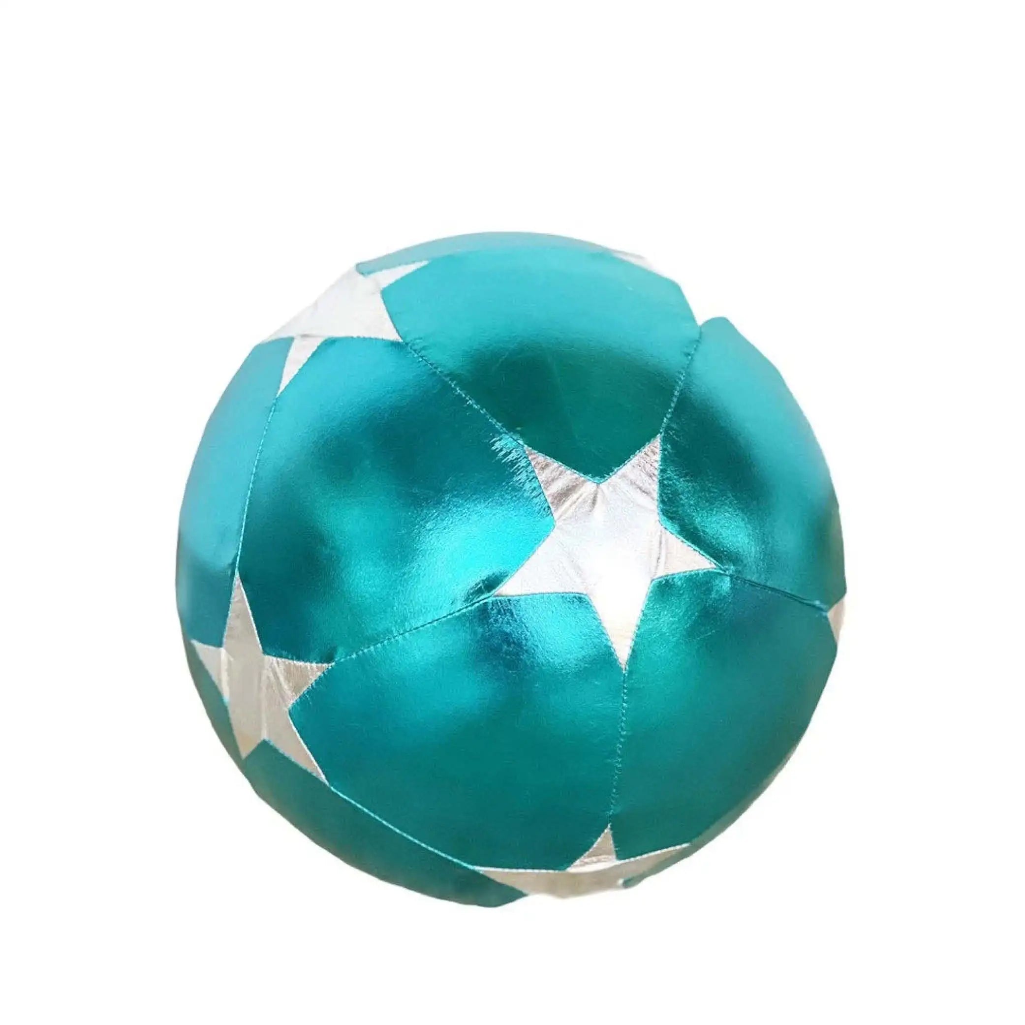 Stoffball Starry in blau/silber