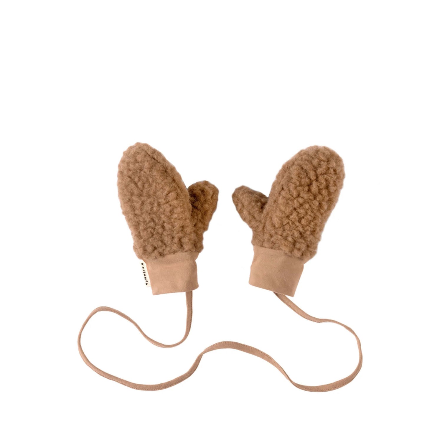 Baby Merino Mittens in bruno