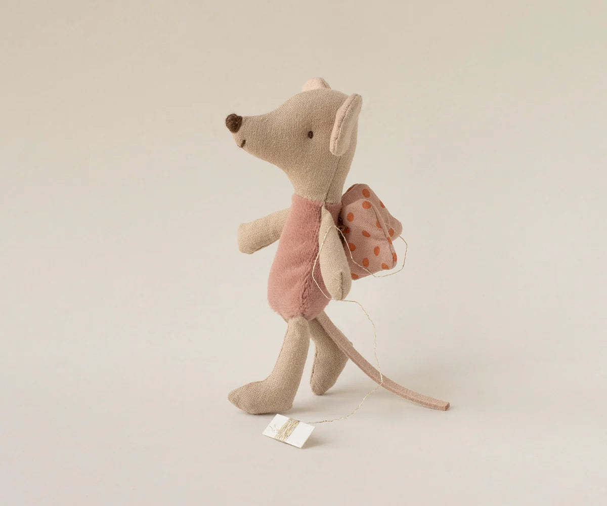 Little Sister Fairy Mouse in rose