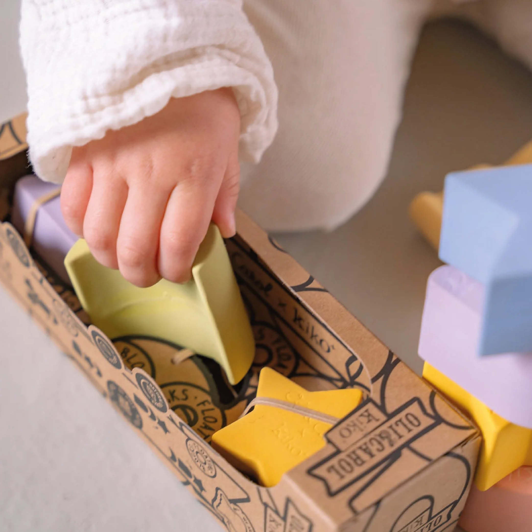 Geometrische Formen Stapelblöcke Stern