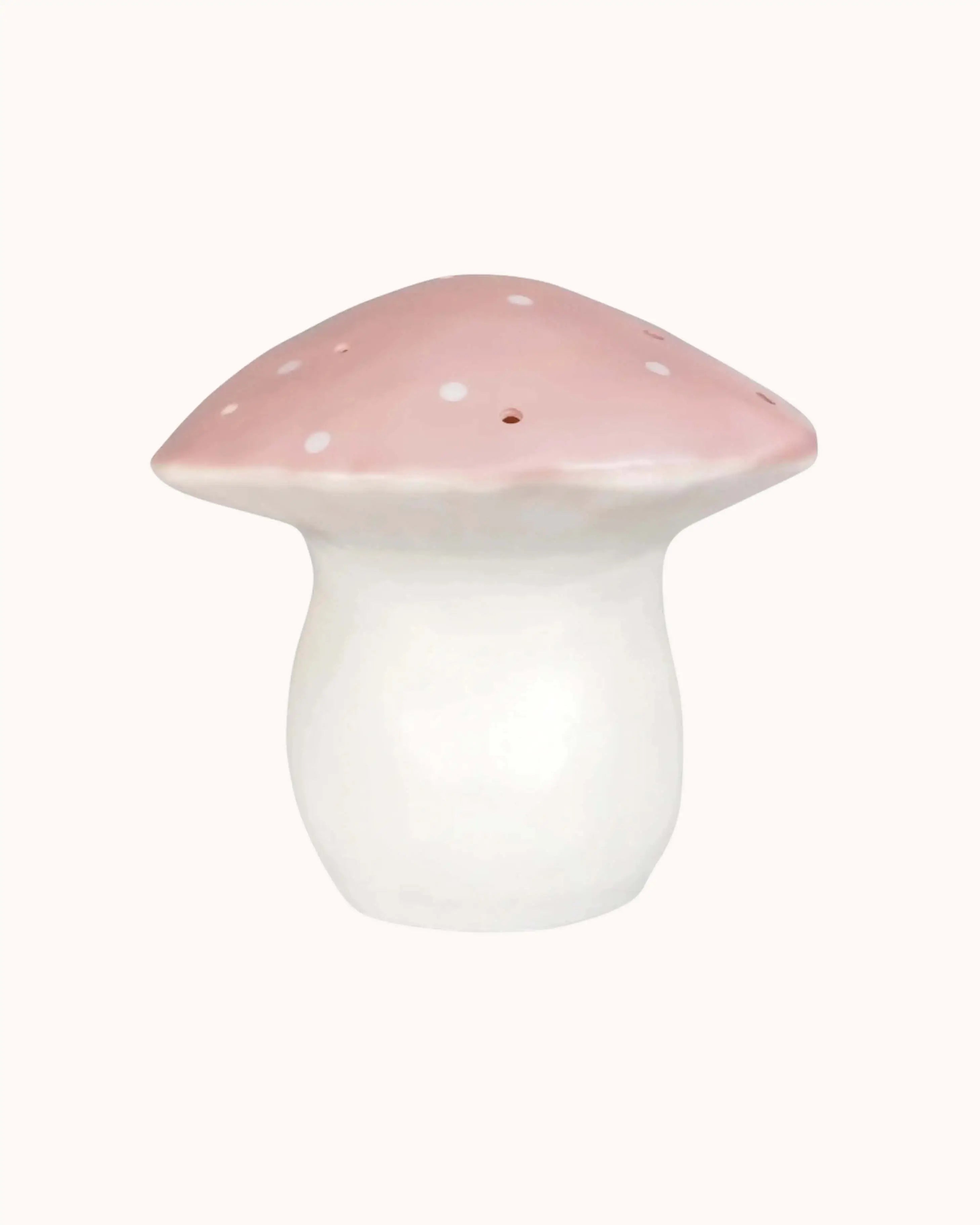 Große Pilzlampe in vintage rosa