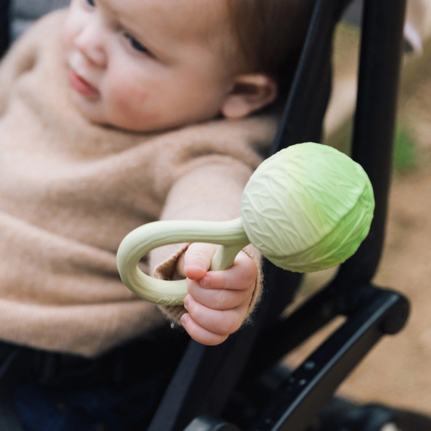Teether and Rattle Cabbage