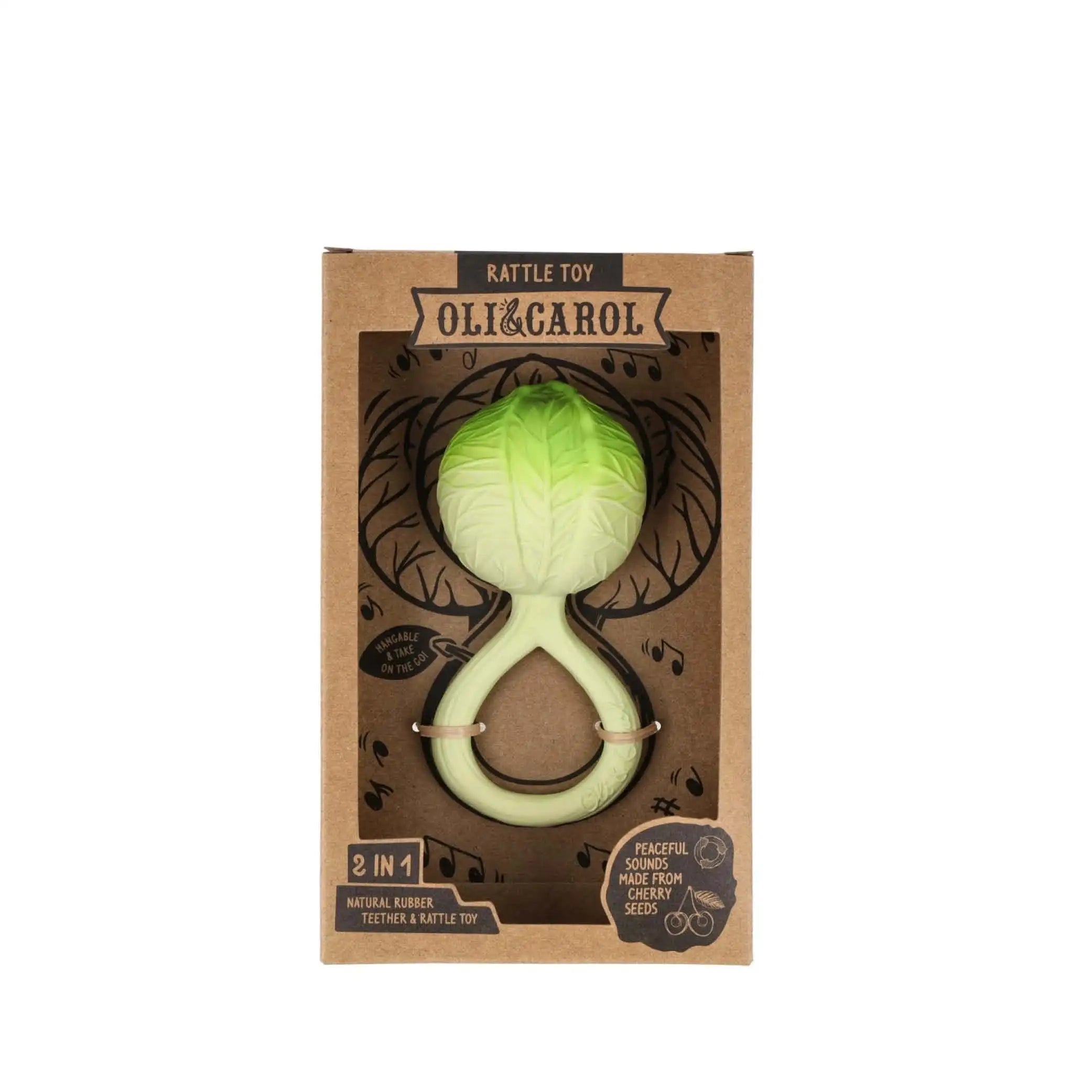 Teether and Rattle Cabbage