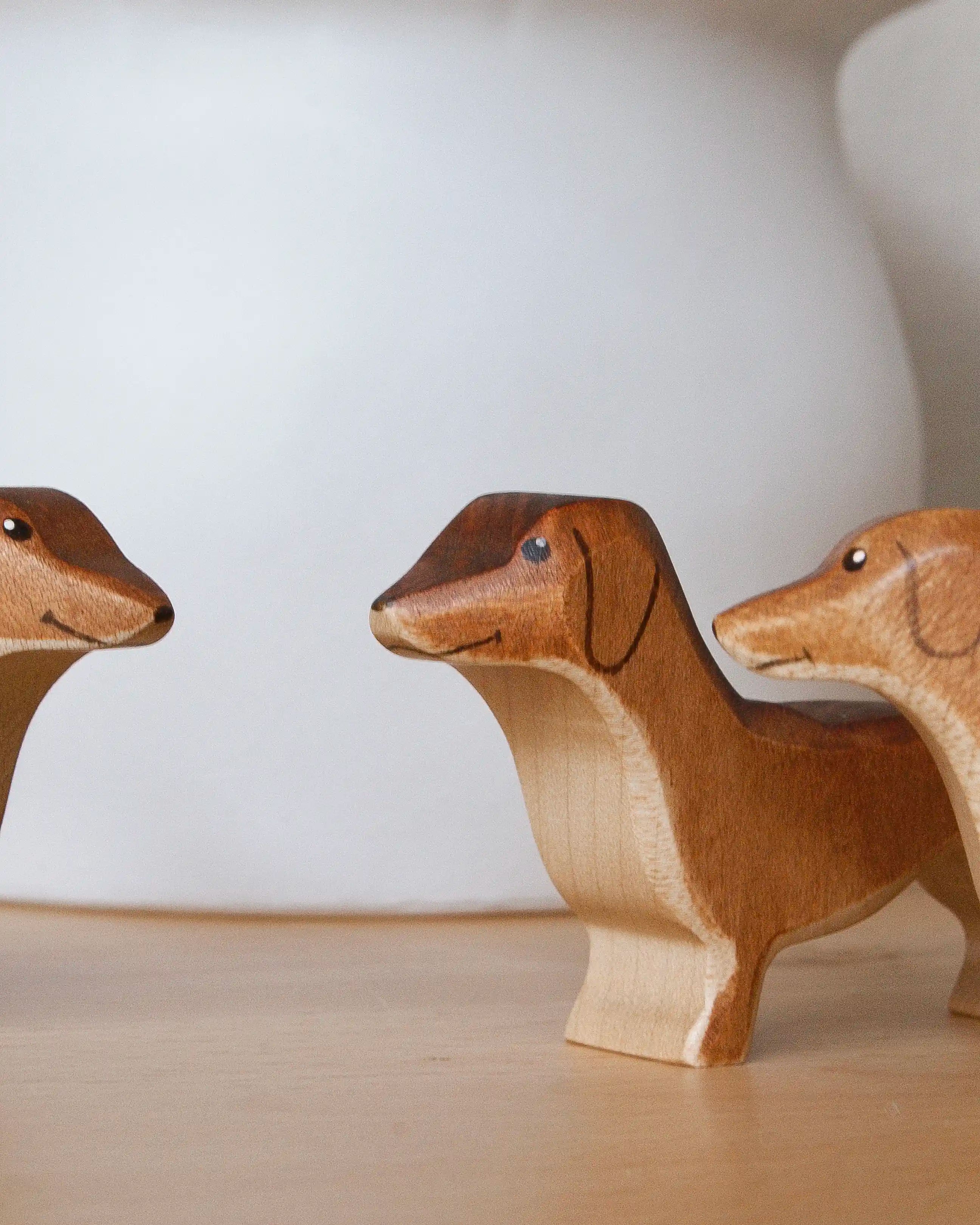 Holzfigur Dackel