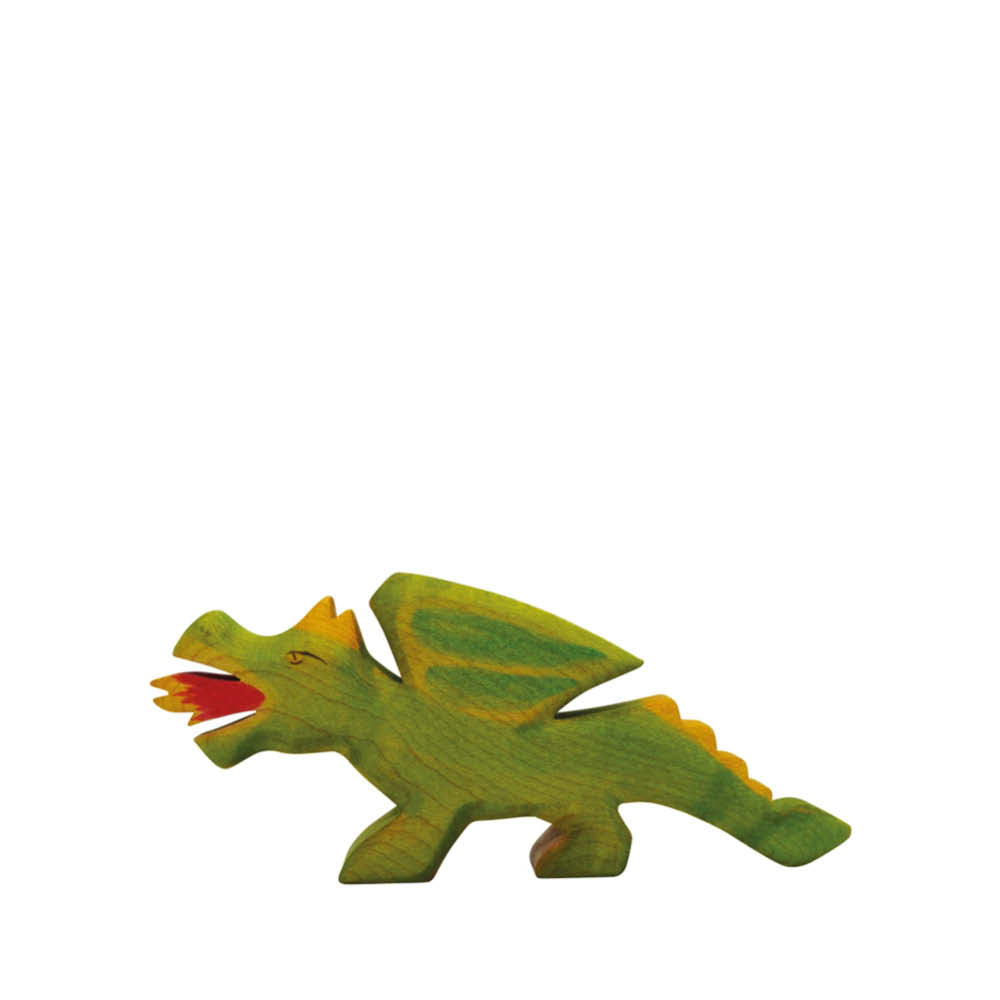 Holzfigur Drache