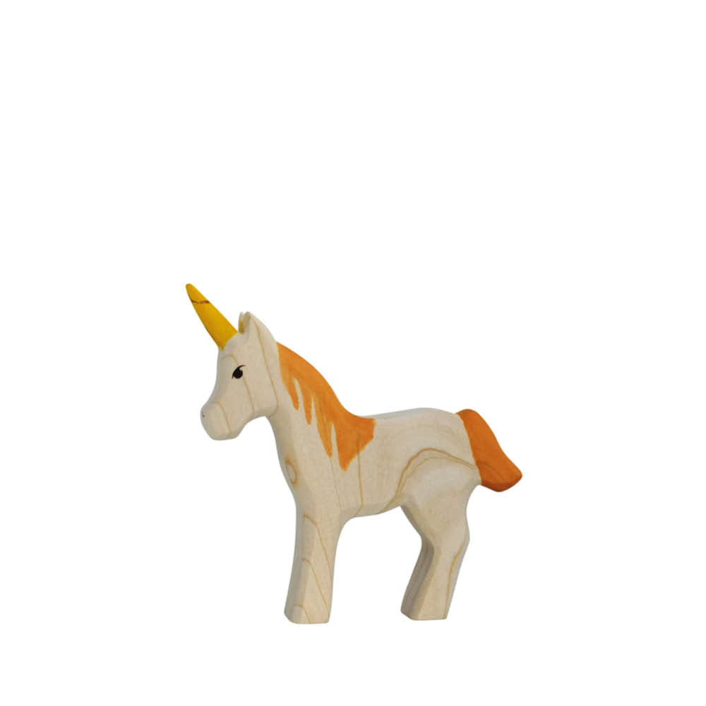 Holzfigur Einhorn