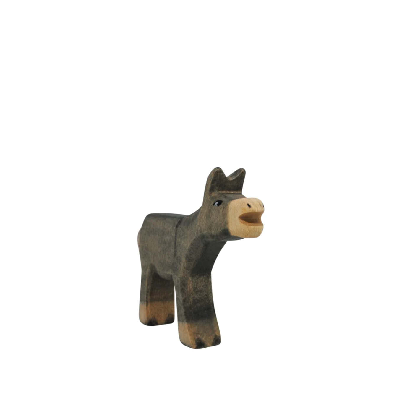 Holzfigur Esel der Bremer Stadtmusikanten