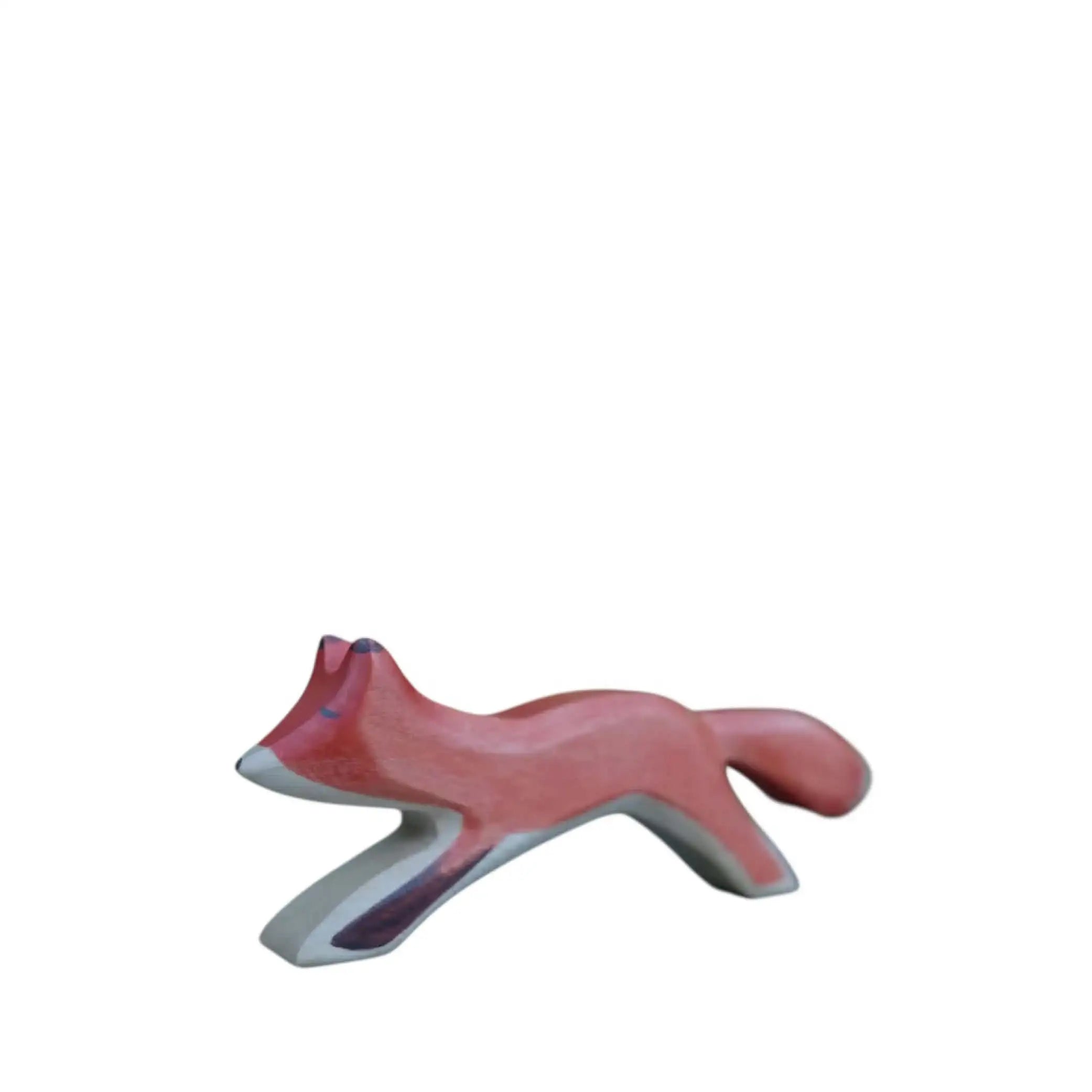 Holzfigur laufender Fuchs