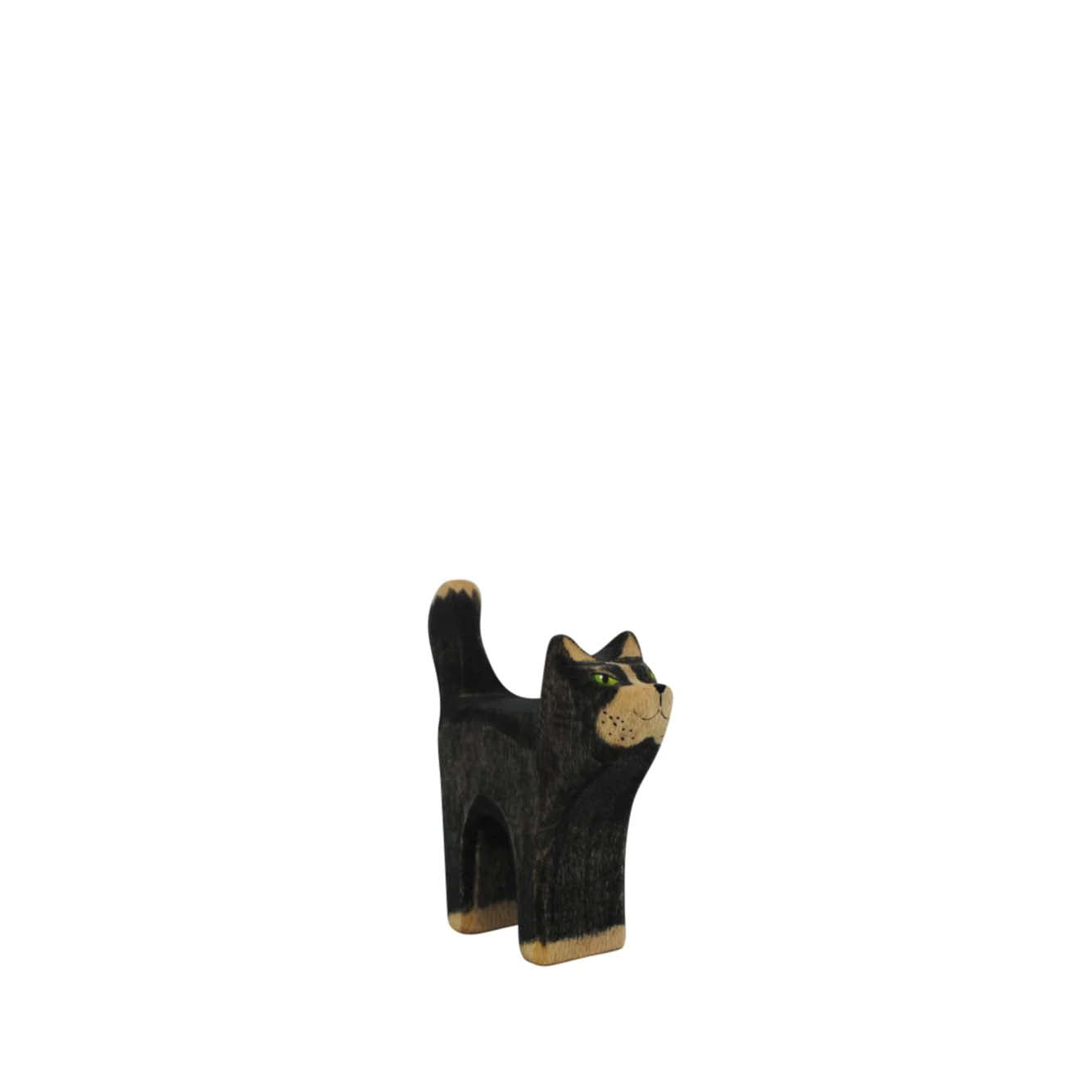 Holzfigur Katze der Bremer Stadtmusikanten