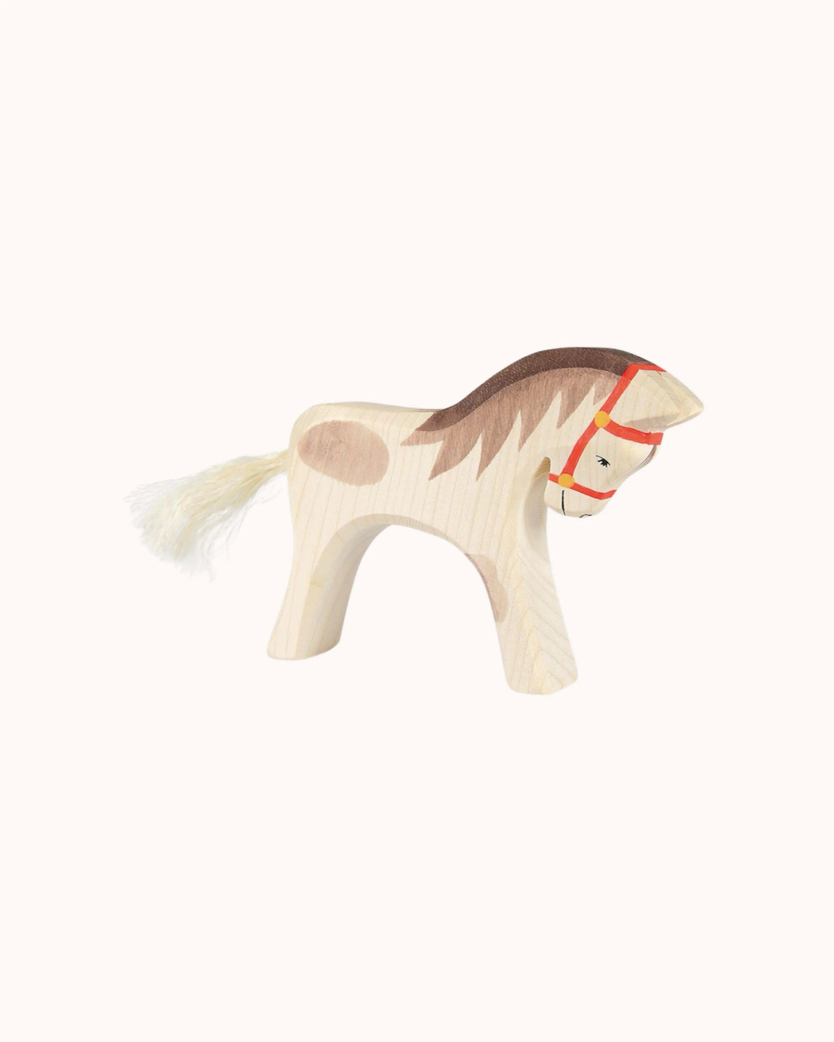 Wooden Figure Riding Horse