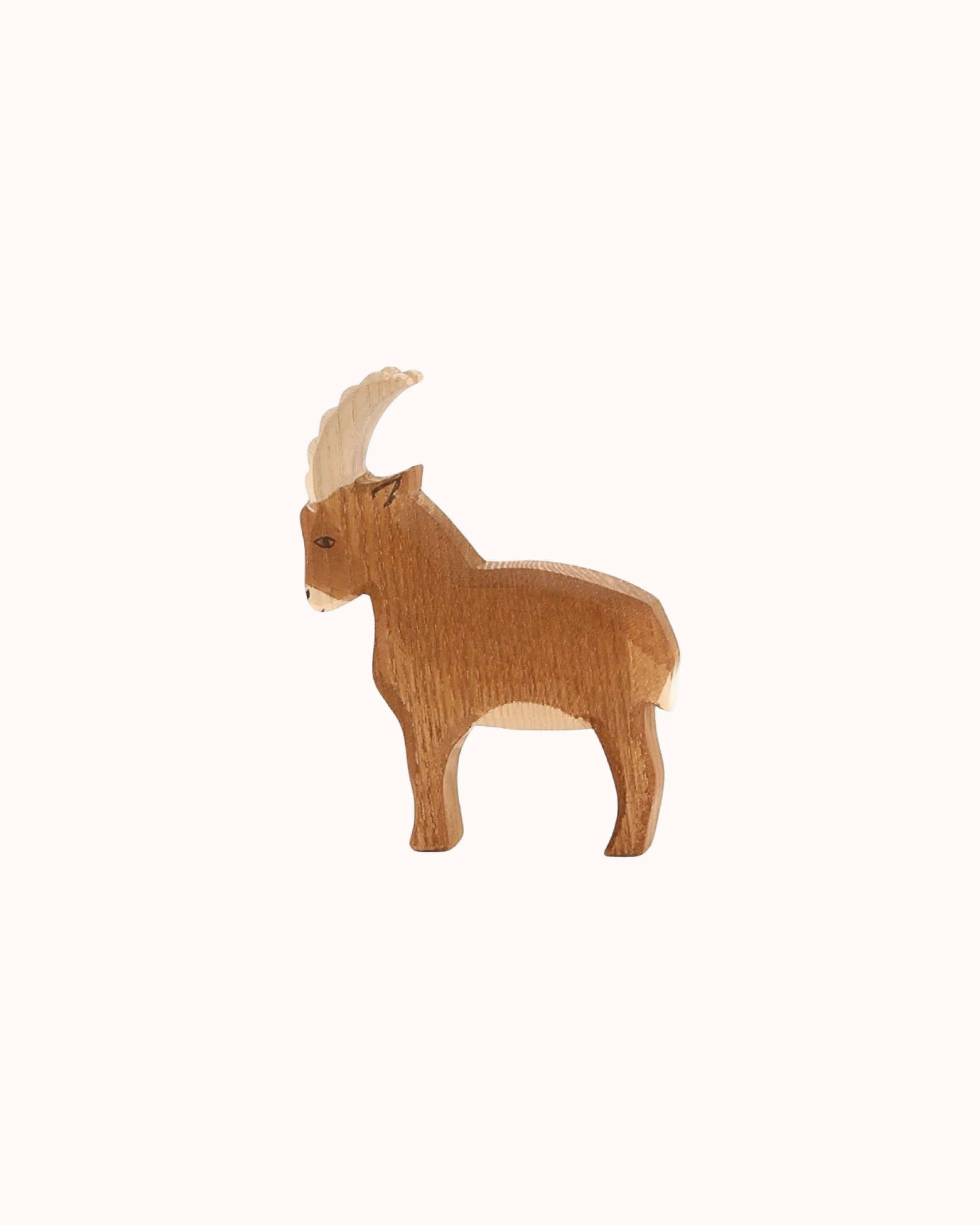 Holzfigur Steinbock