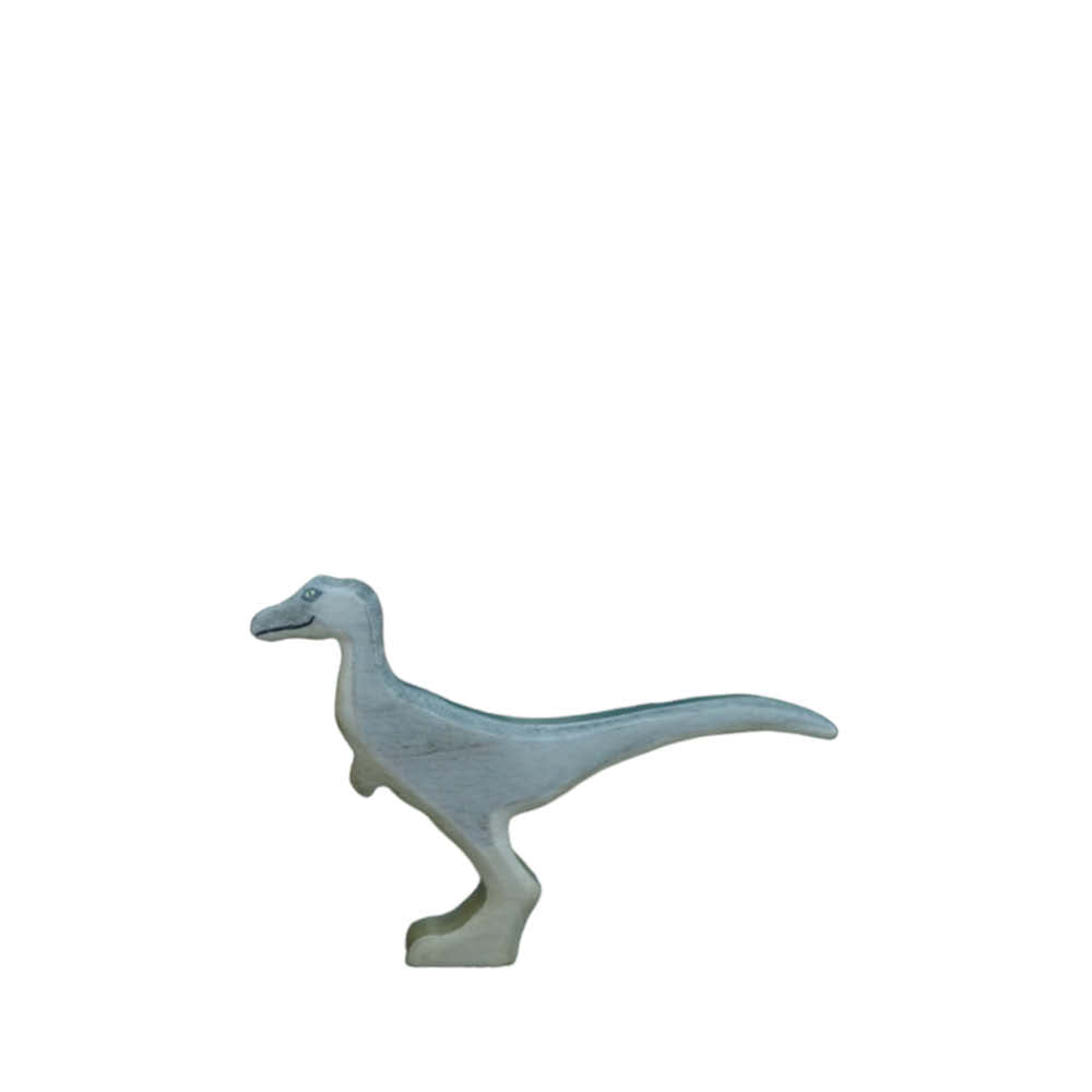 Holzfigur Velociraptor