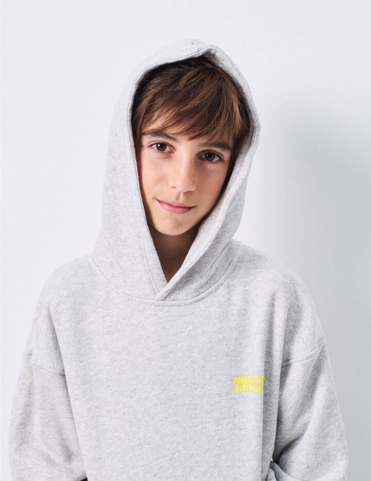 Hoodie Kodytown in polar melange