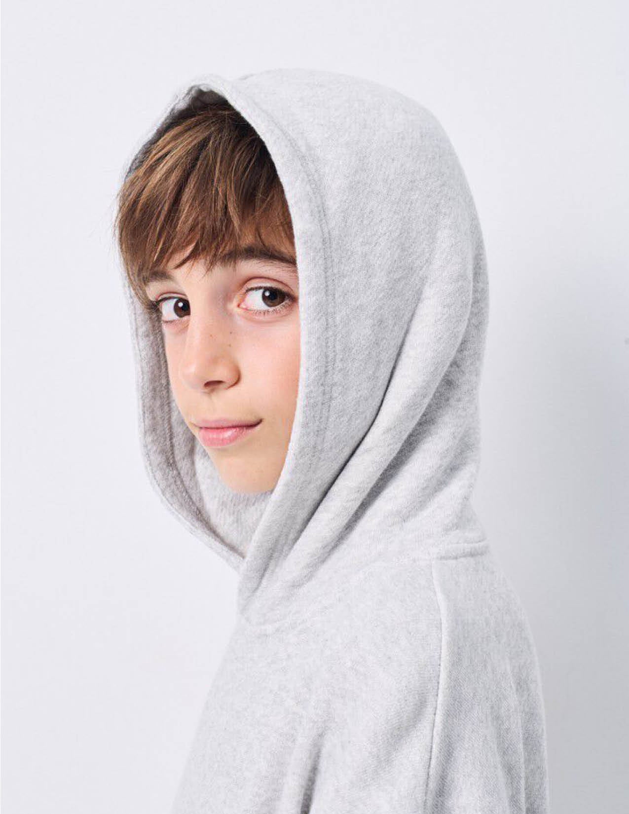Hoodie Kodytown in polar melange
