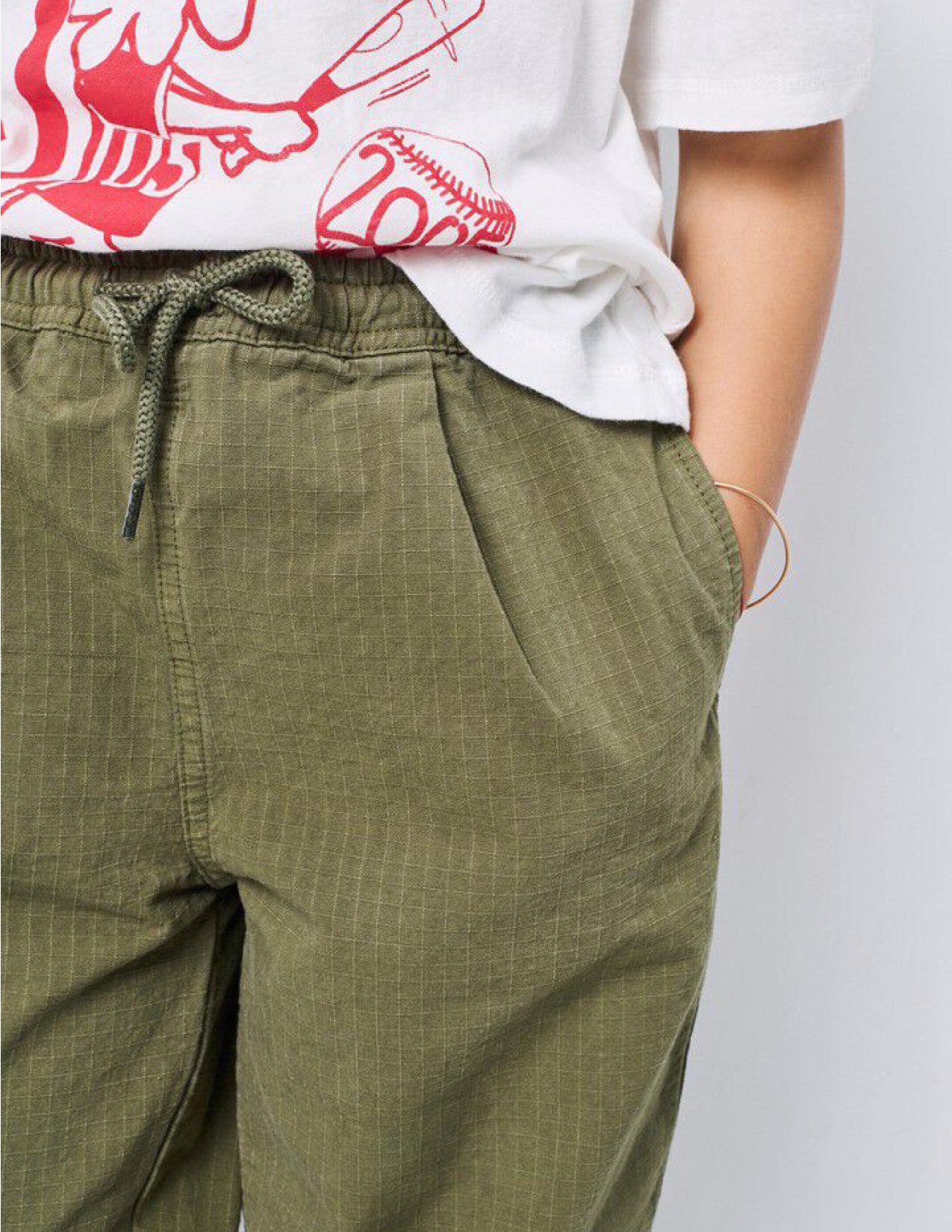 Hose Rygybay in khaki