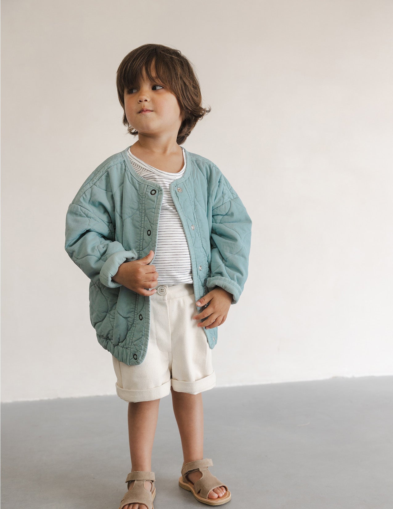 Quilted Jacket in stormy