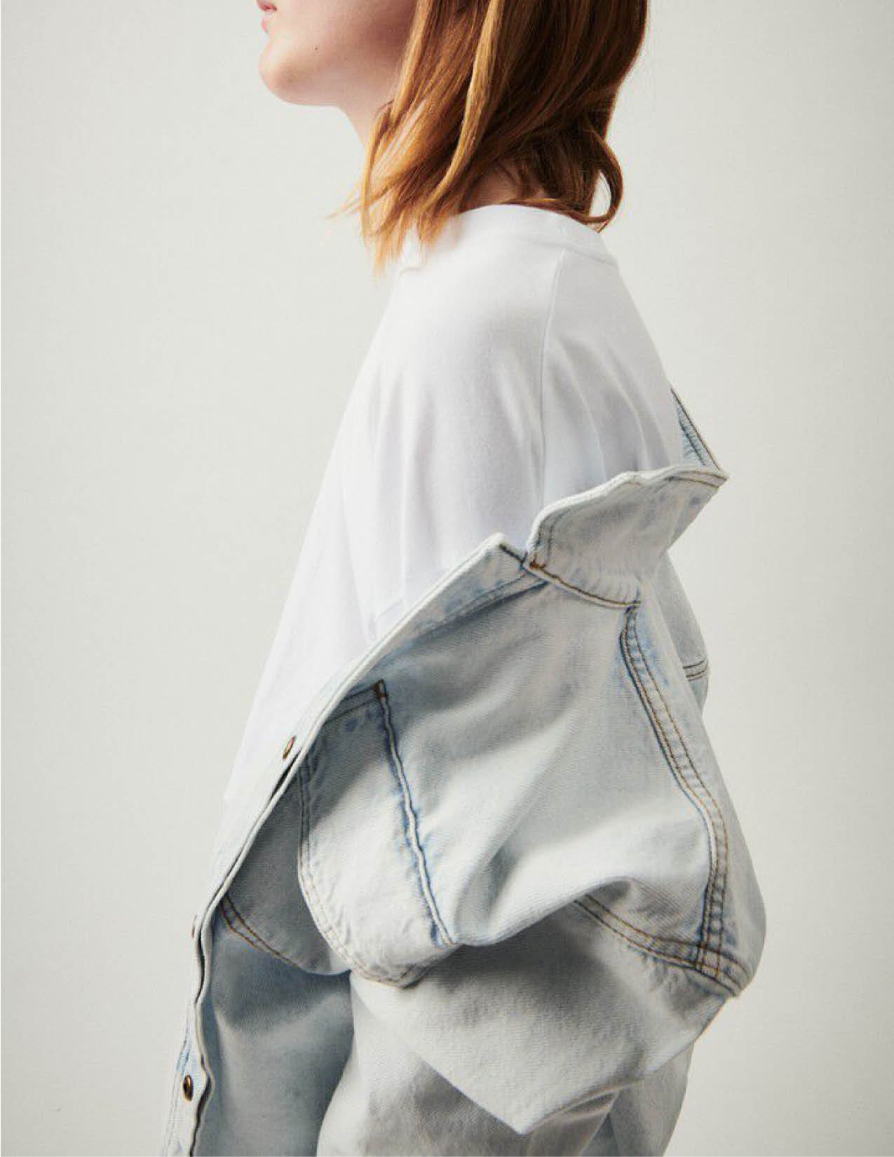 Jeanshemd Joybird in winter bleached