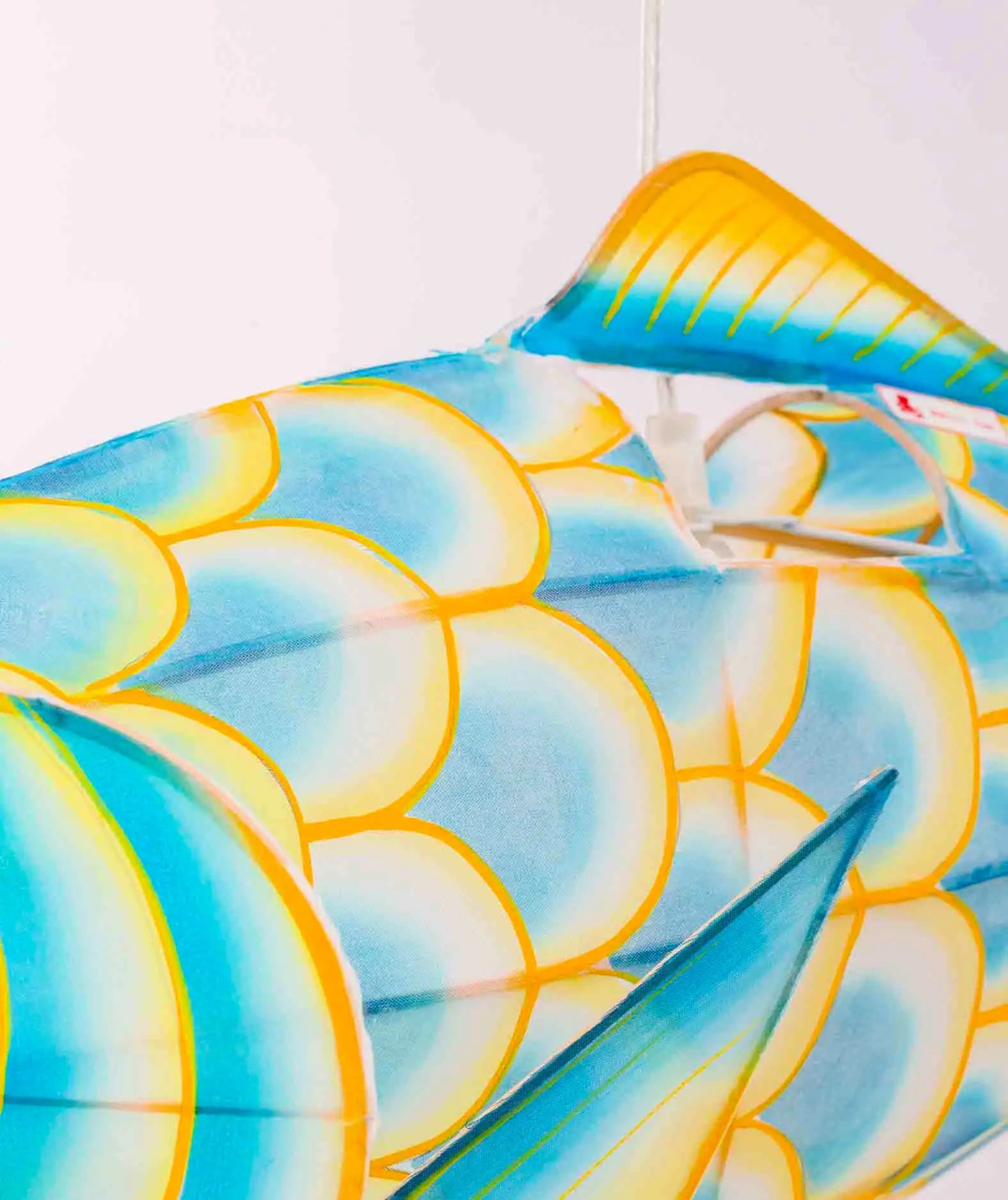 Karpfen Lampe in blau