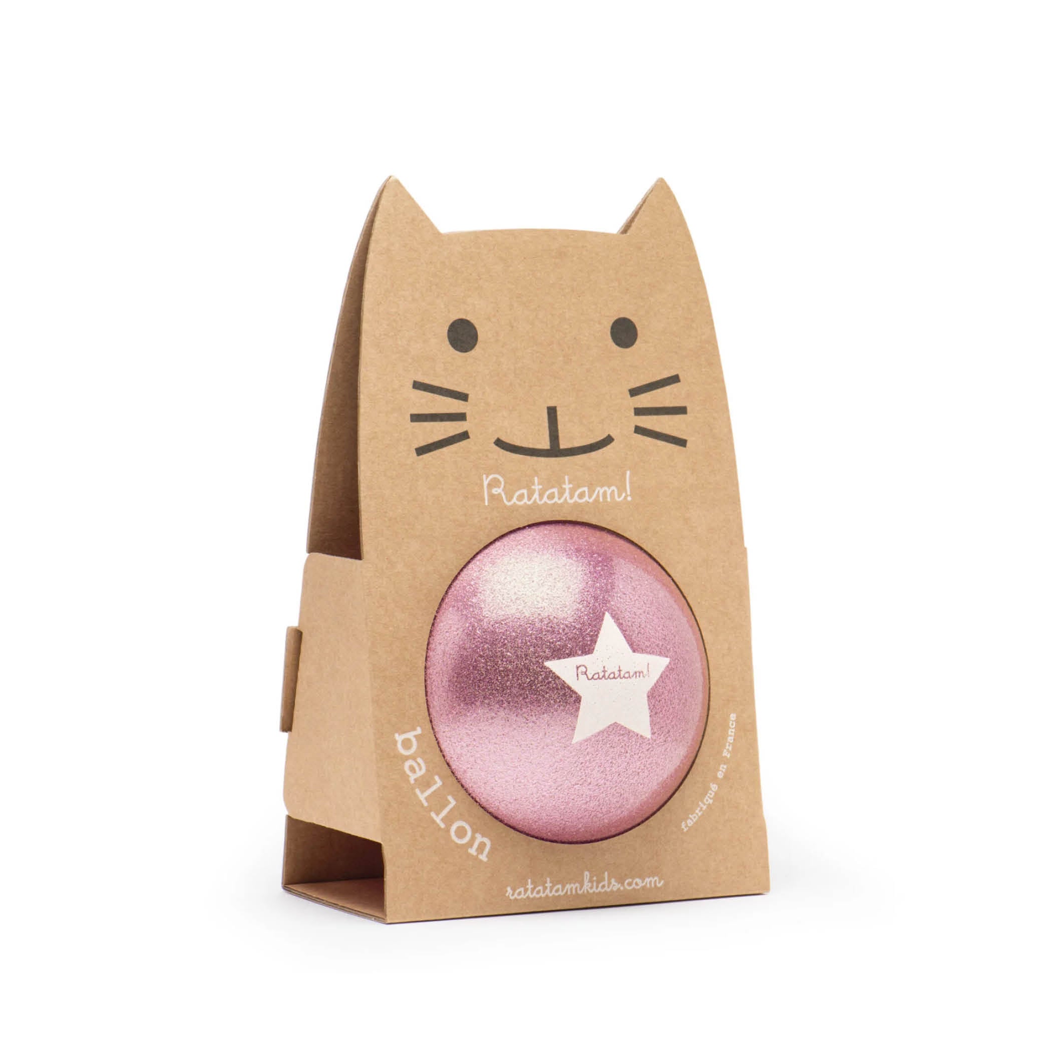 Cat Ball in dark pink