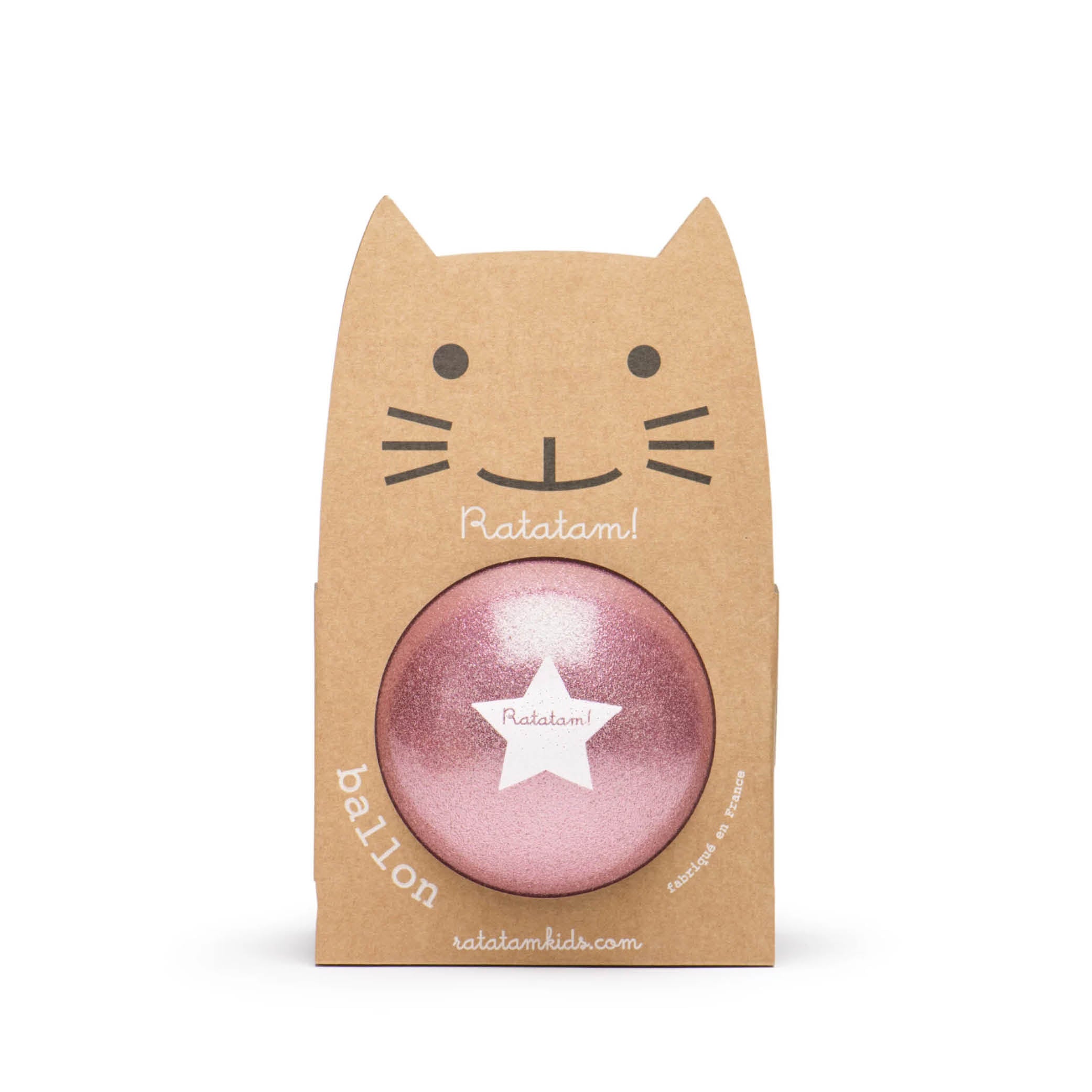Cat Ball in dark pink