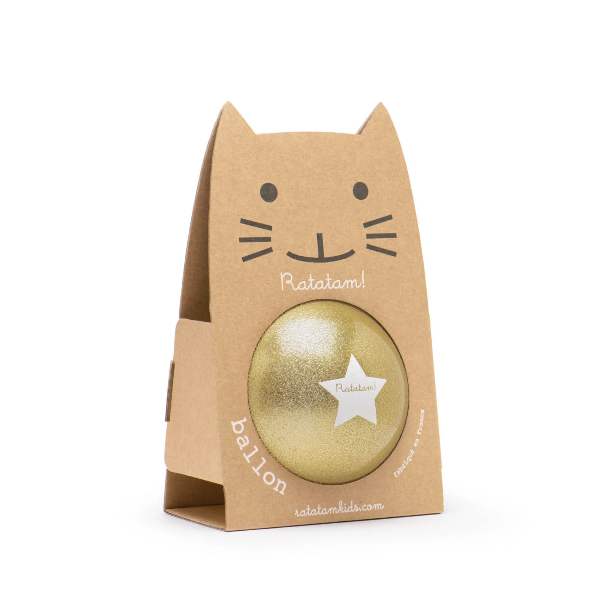 Cat Ball in gold