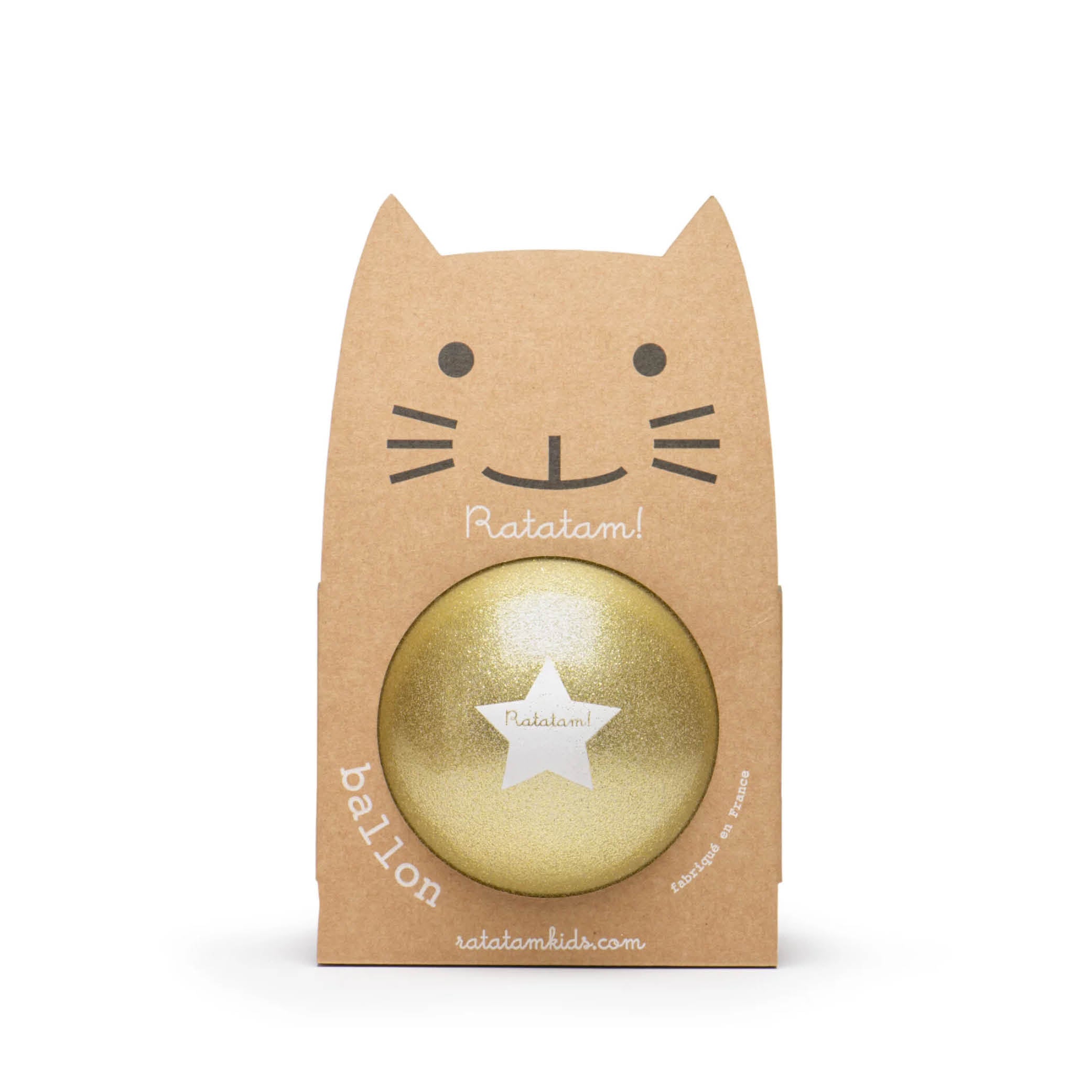 Cat Ball in gold