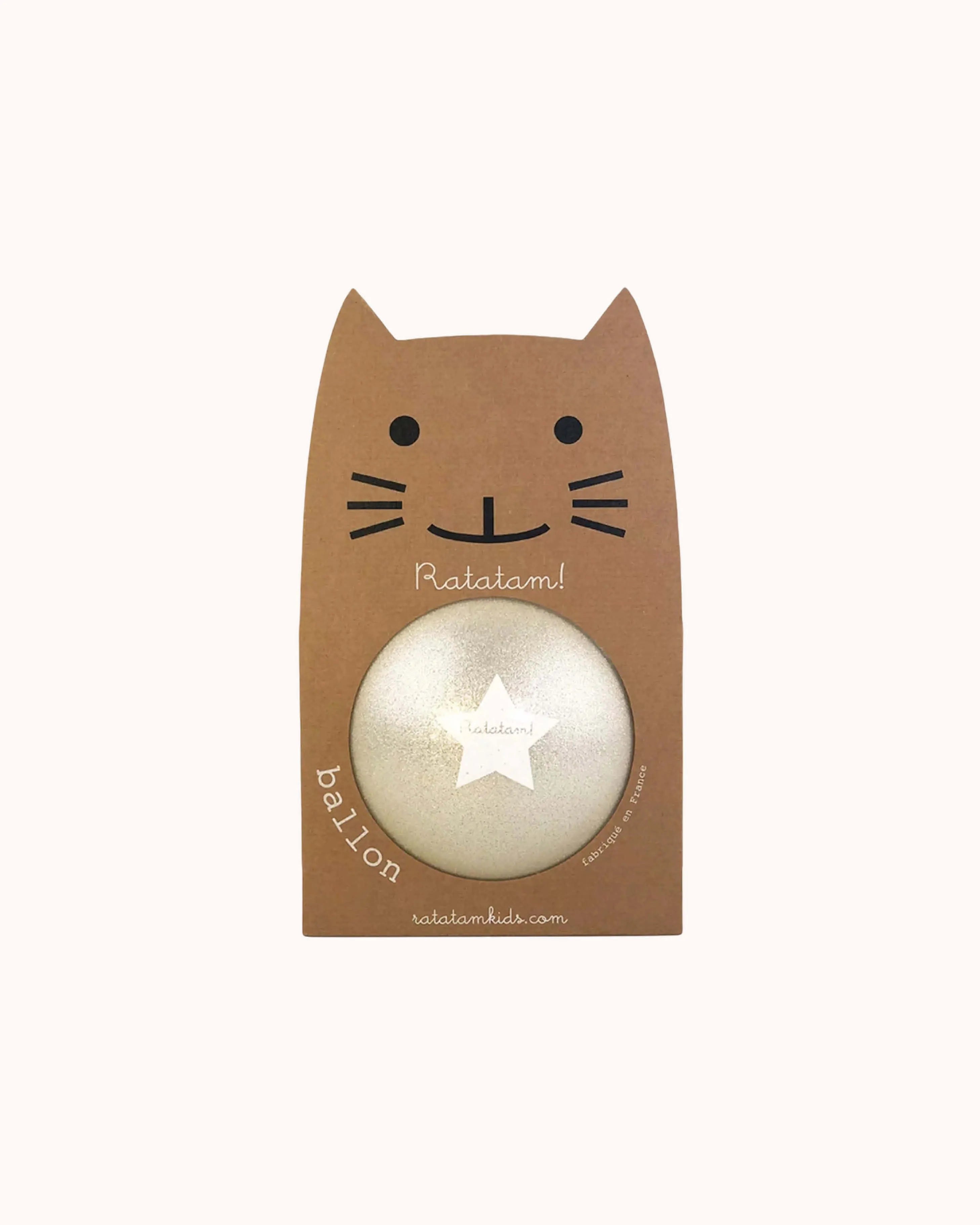 Katze Ball in perlmutt