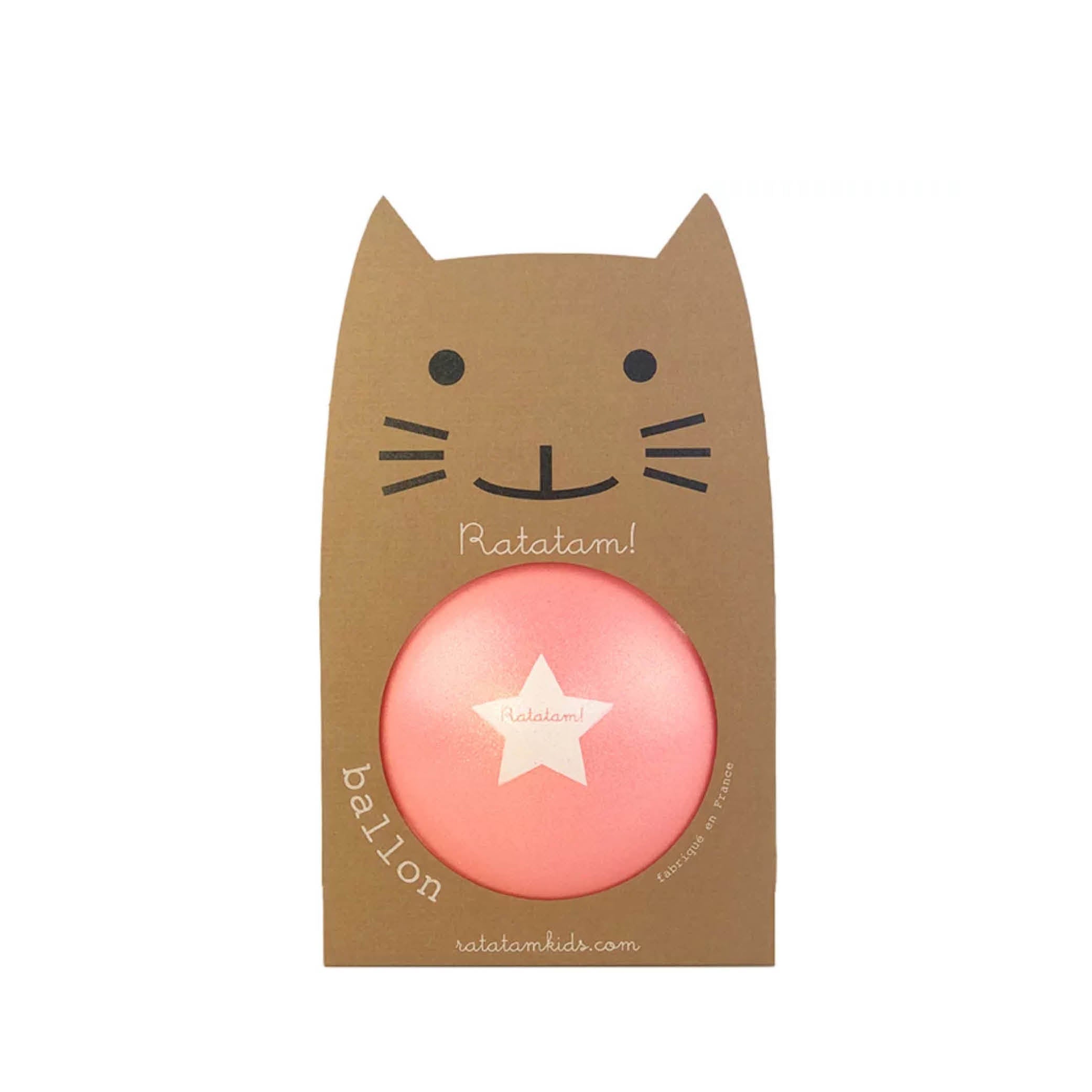 Katze Ball in pink