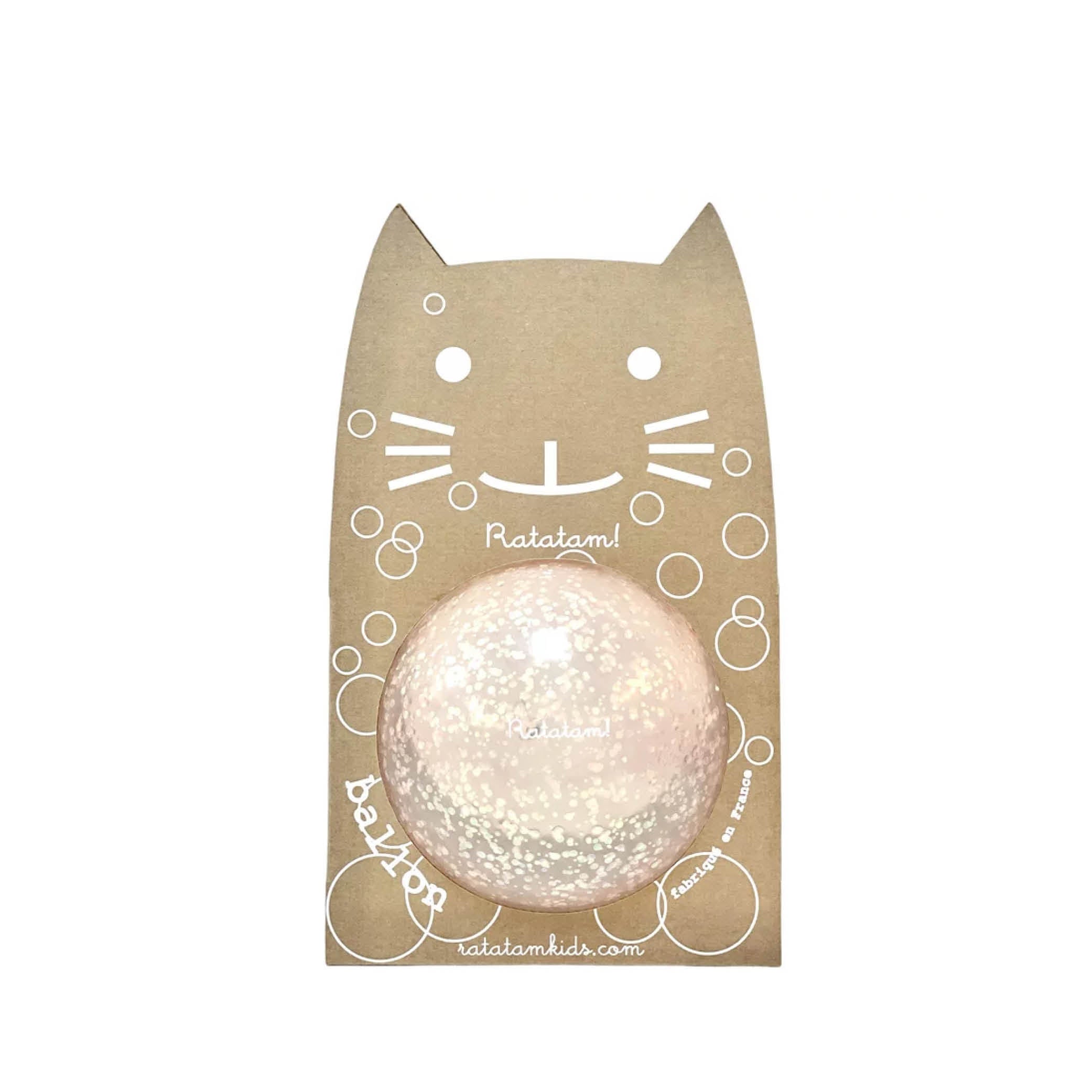 Cat Bubble Ball in rose