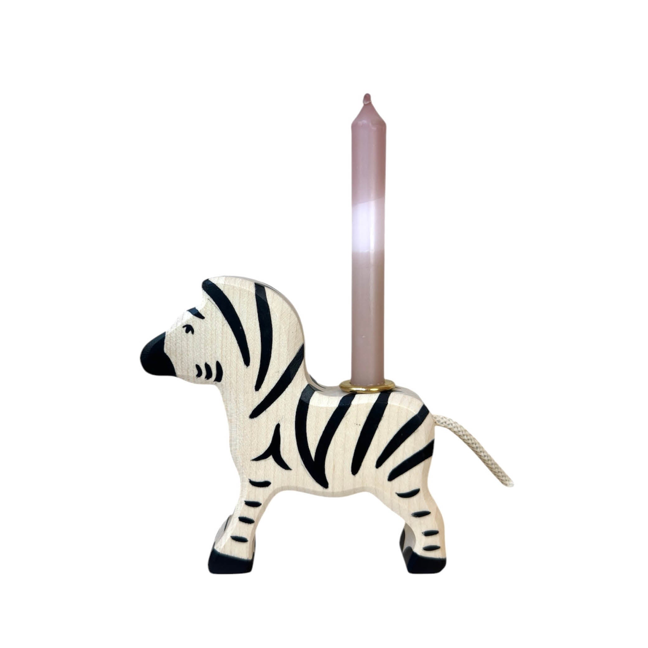 Candle Holder Zebra Baby