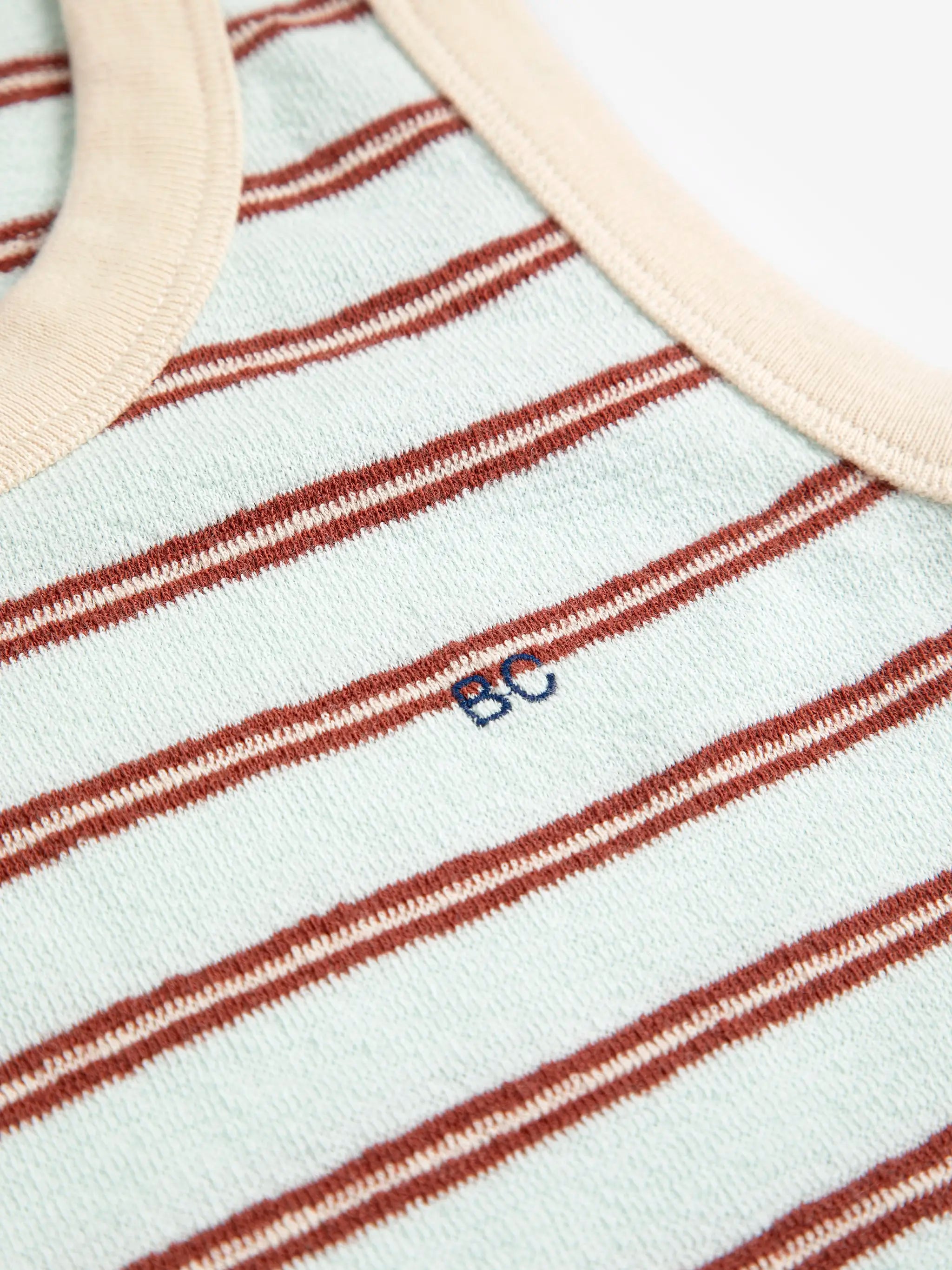 Gestreiftes Ärmelloses Kleid