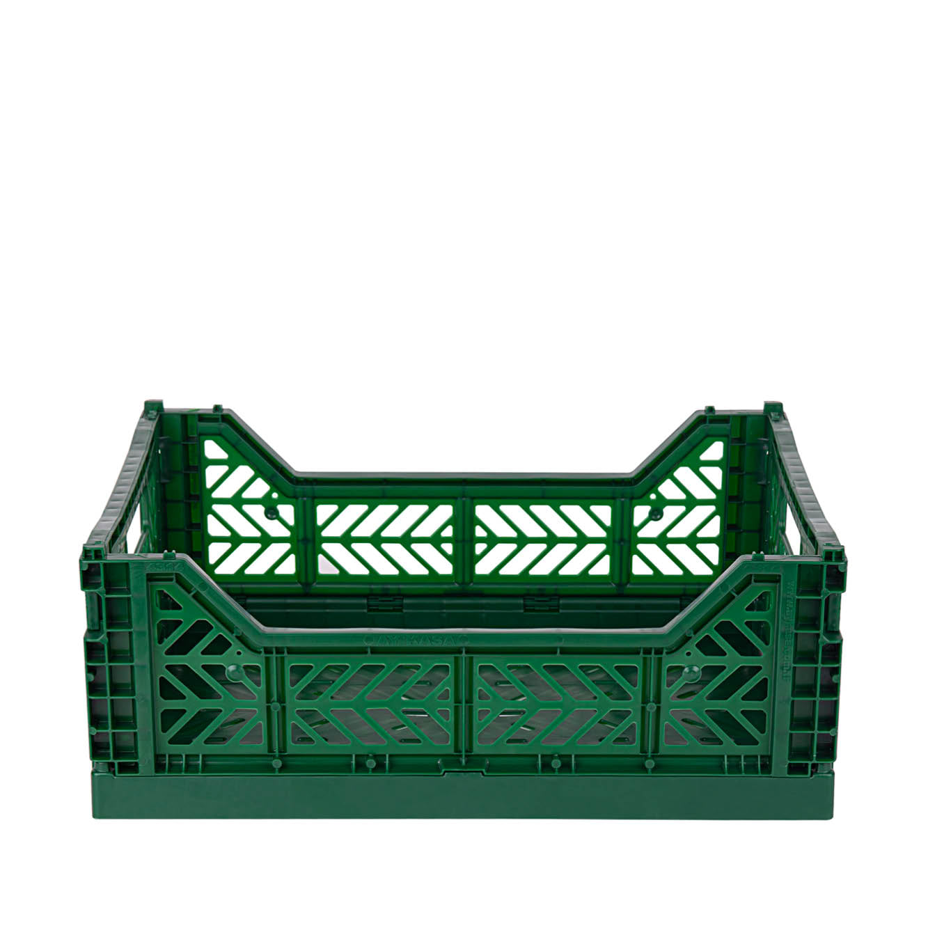 Klappkiste in dark green