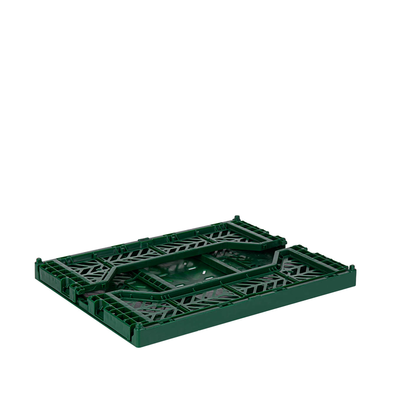Klappkiste in dark green