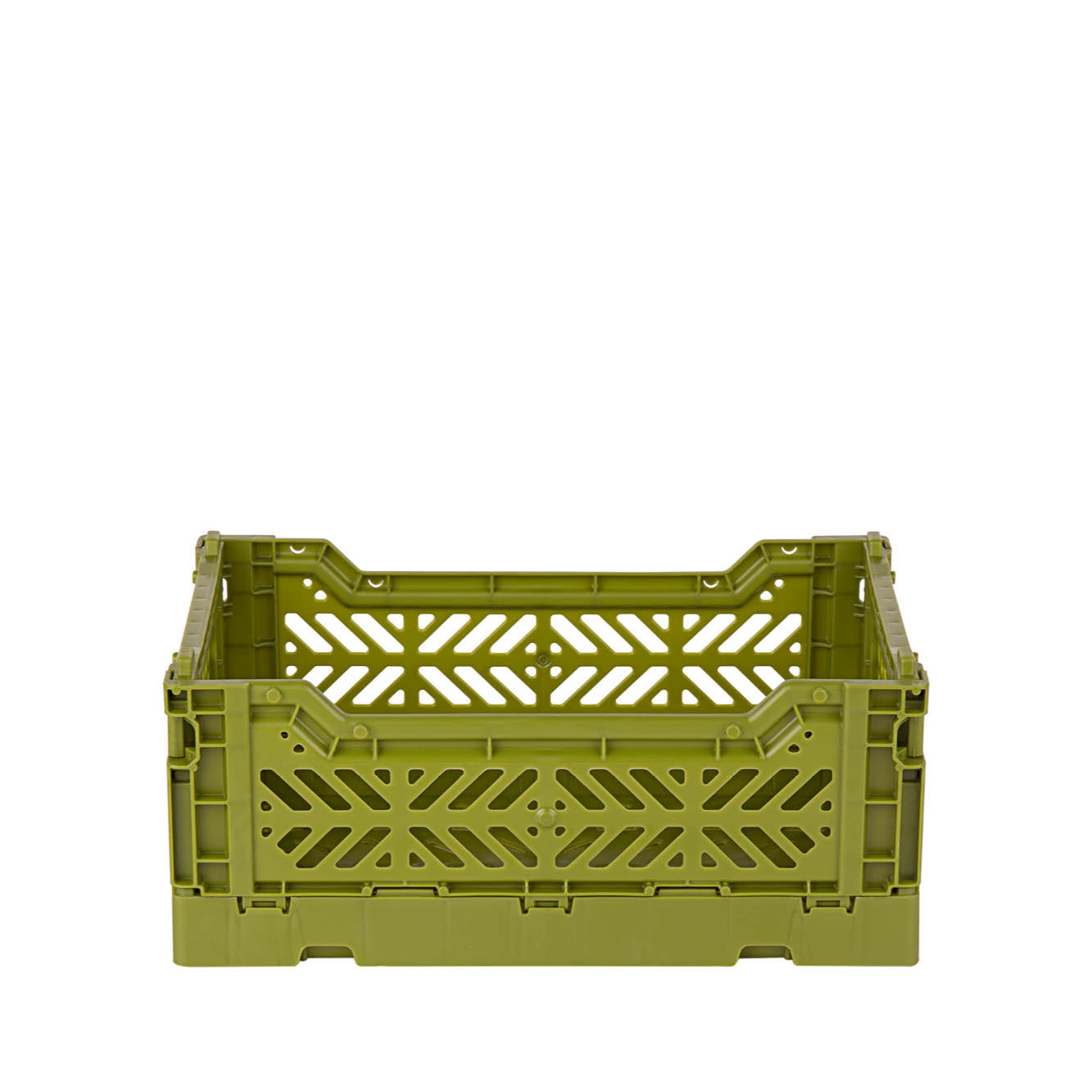 Klappkiste in olive