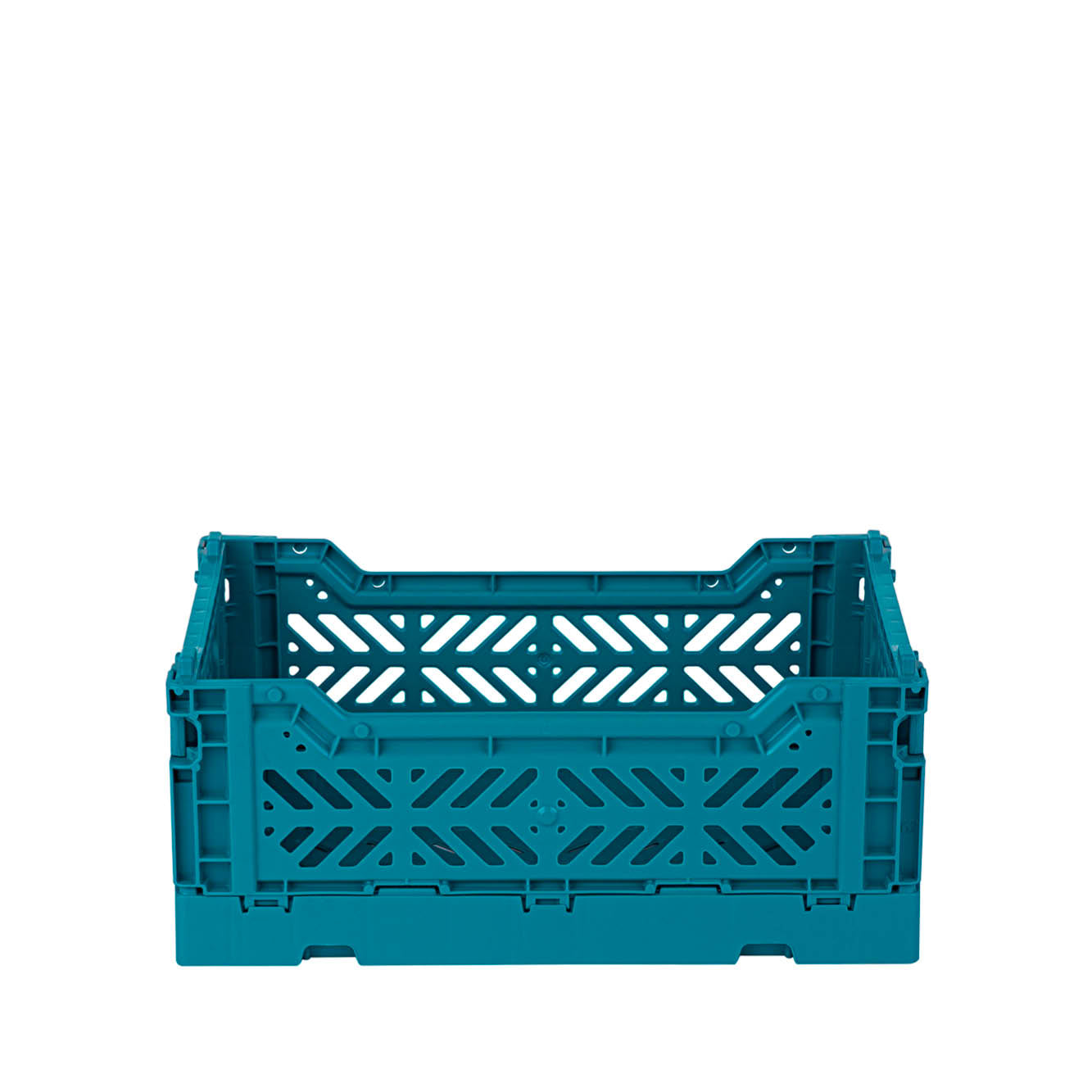 Klappkiste in peacock green
