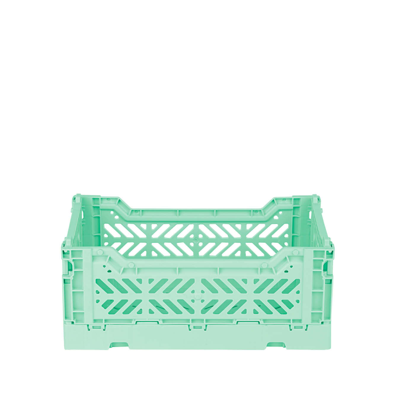 Klappkiste in warm mint
