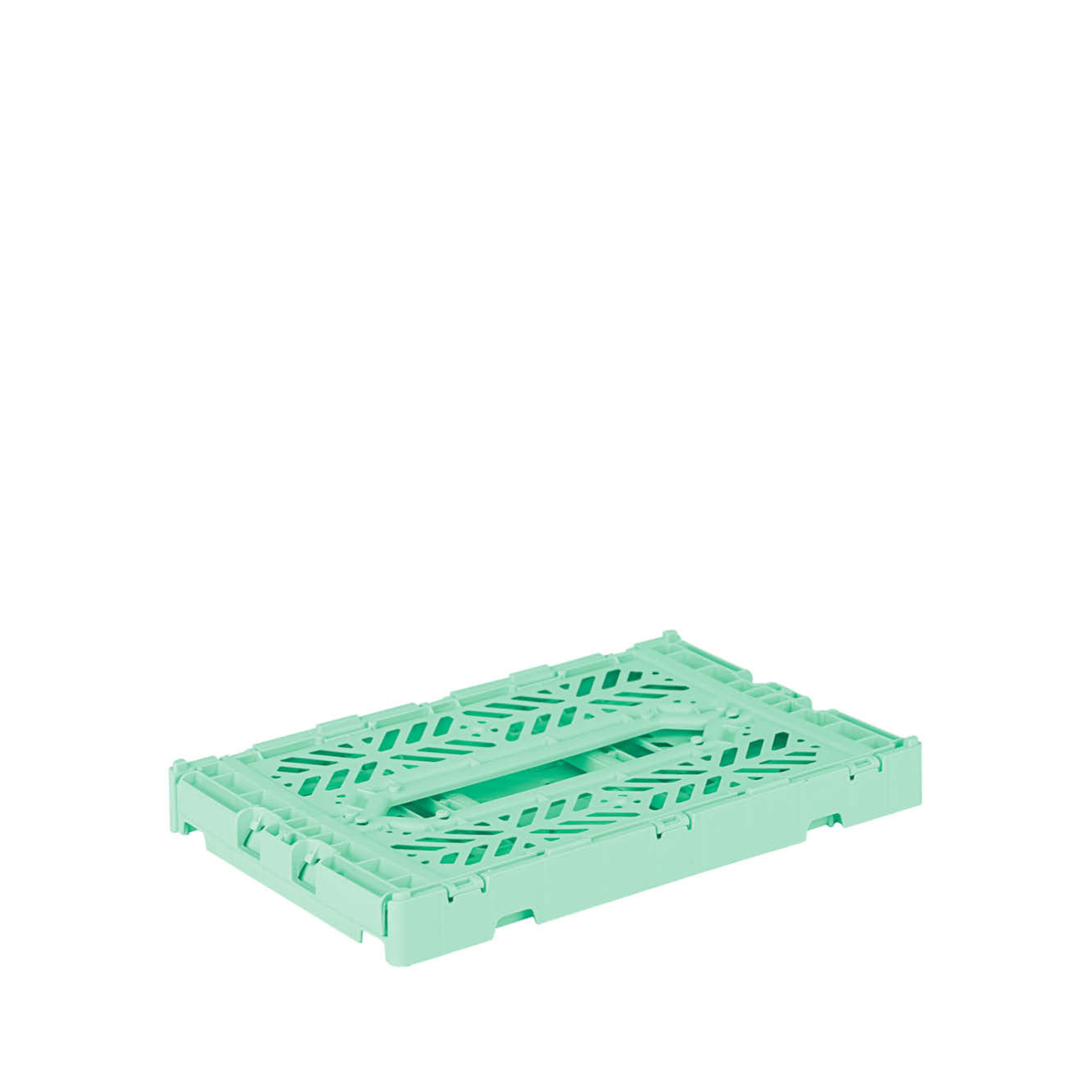 Klappkiste in warm mint