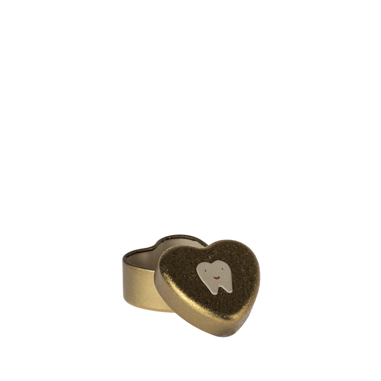 Mini Zahndose in gold