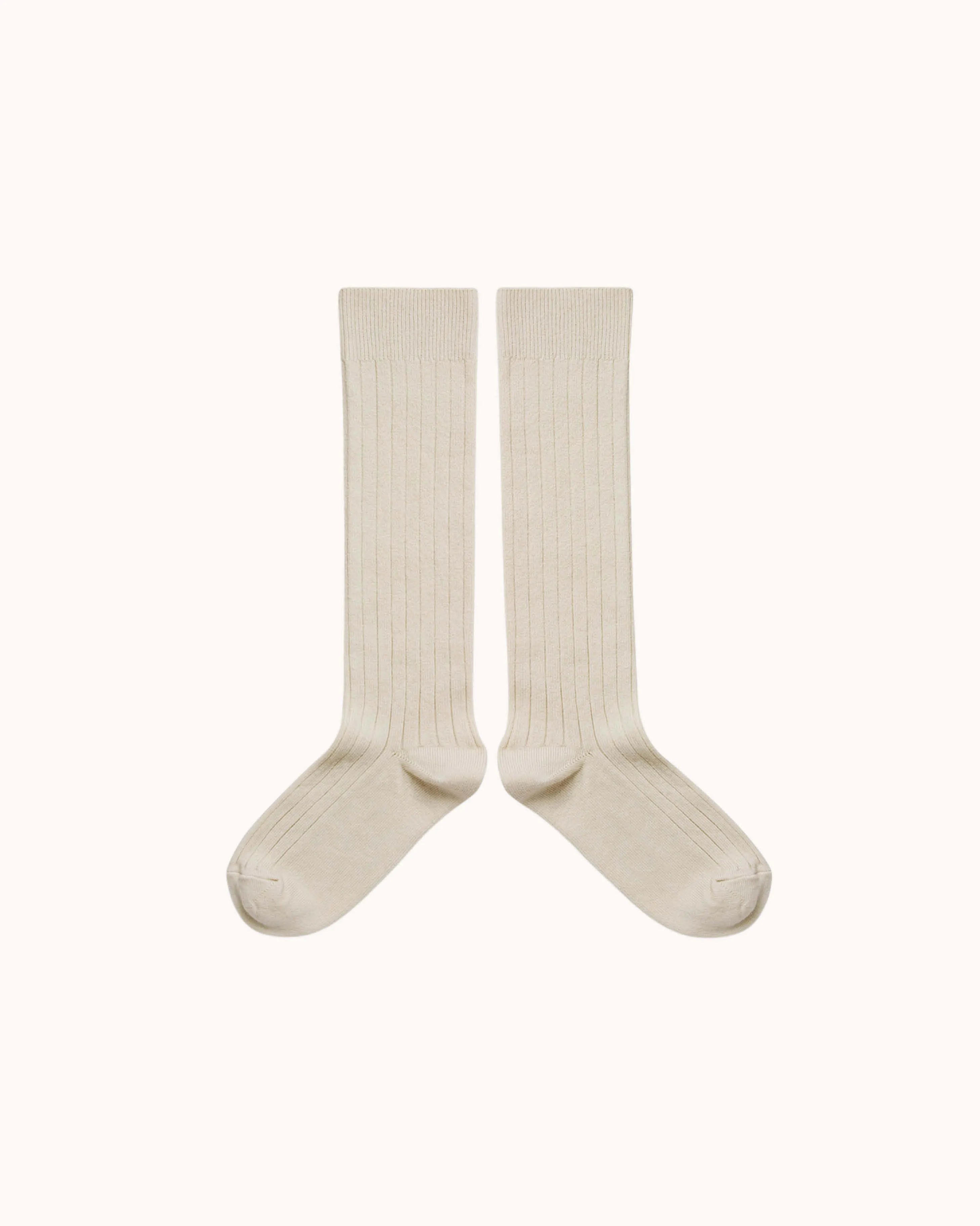 Ribbed knee-high Socks La Haute in doux agneaux