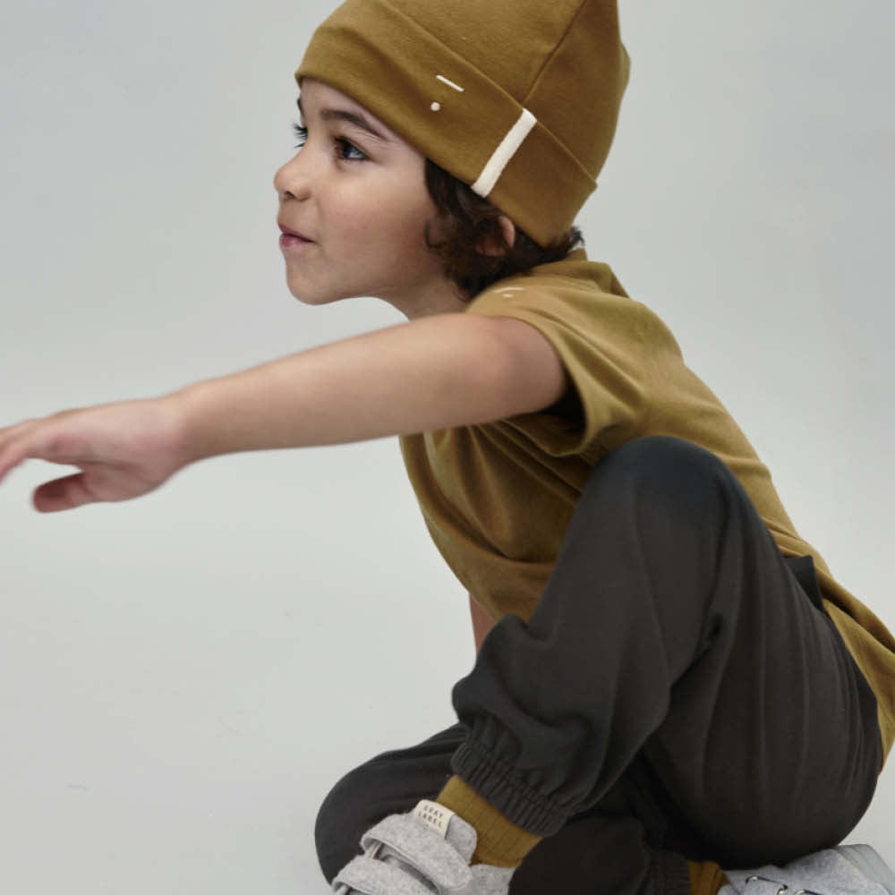 Short-sleeved T-Shirt in peanut